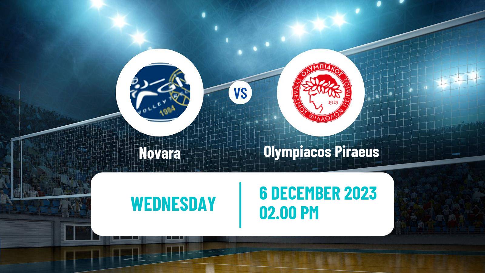 Volleyball CEV Challenge Cup Women Novara - Olympiacos Piraeus