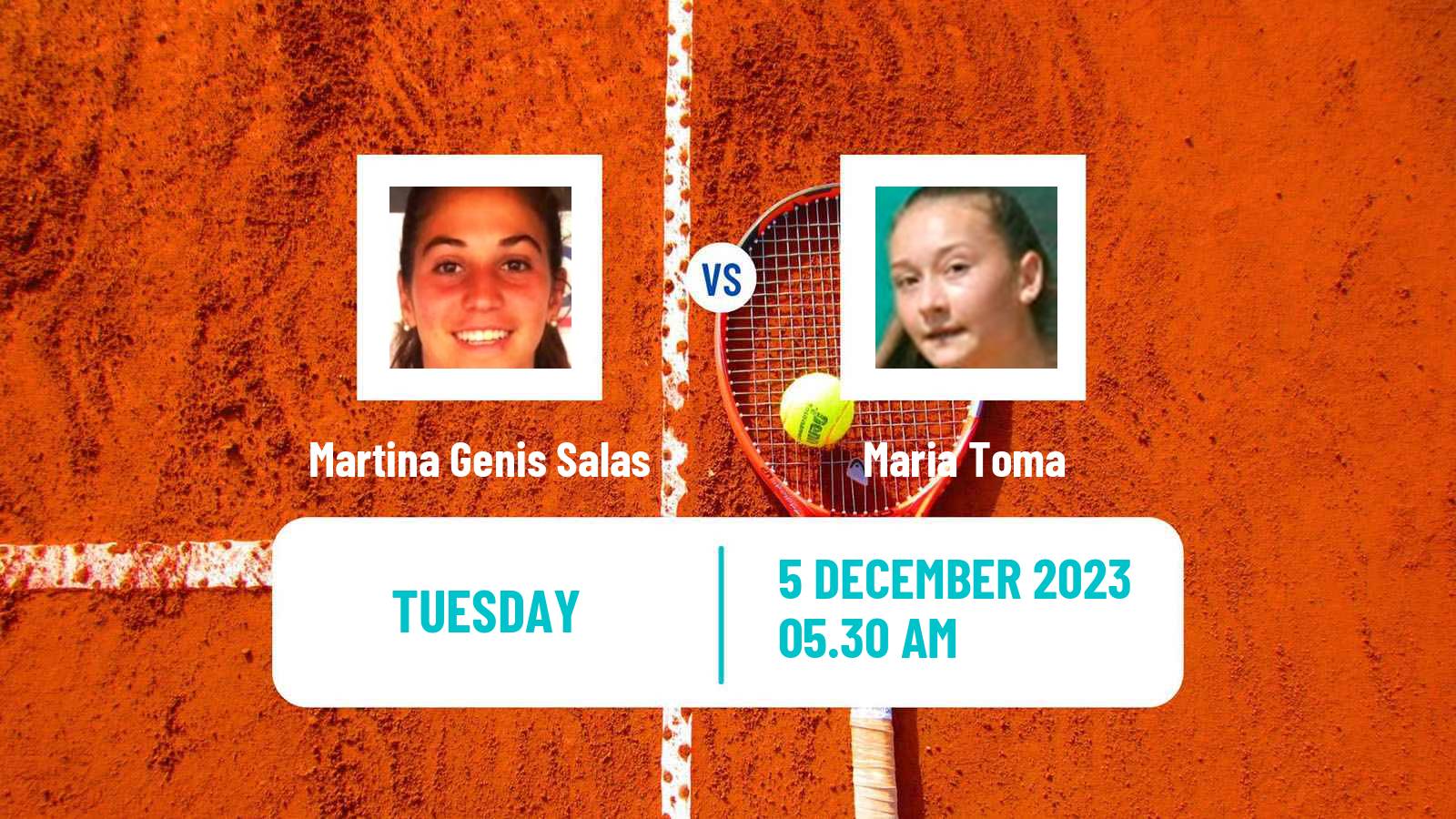 Tennis ITF W15 Valencia 3 Women 2023 Martina Genis Salas - Maria Toma