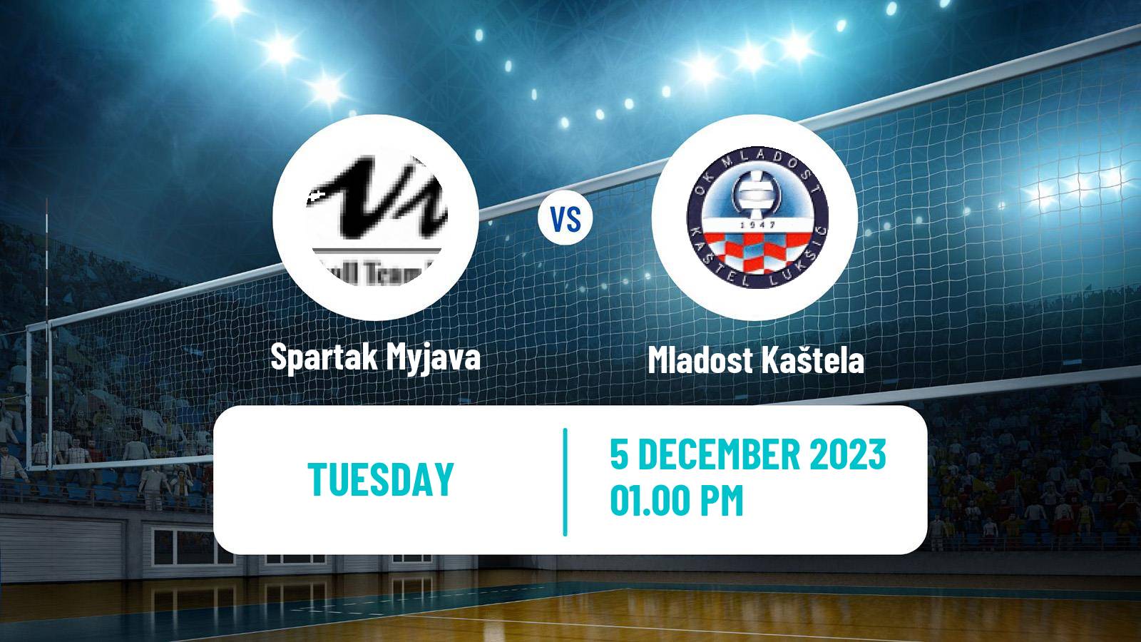 Volleyball MEVZA Spartak Myjava - Mladost Kaštela