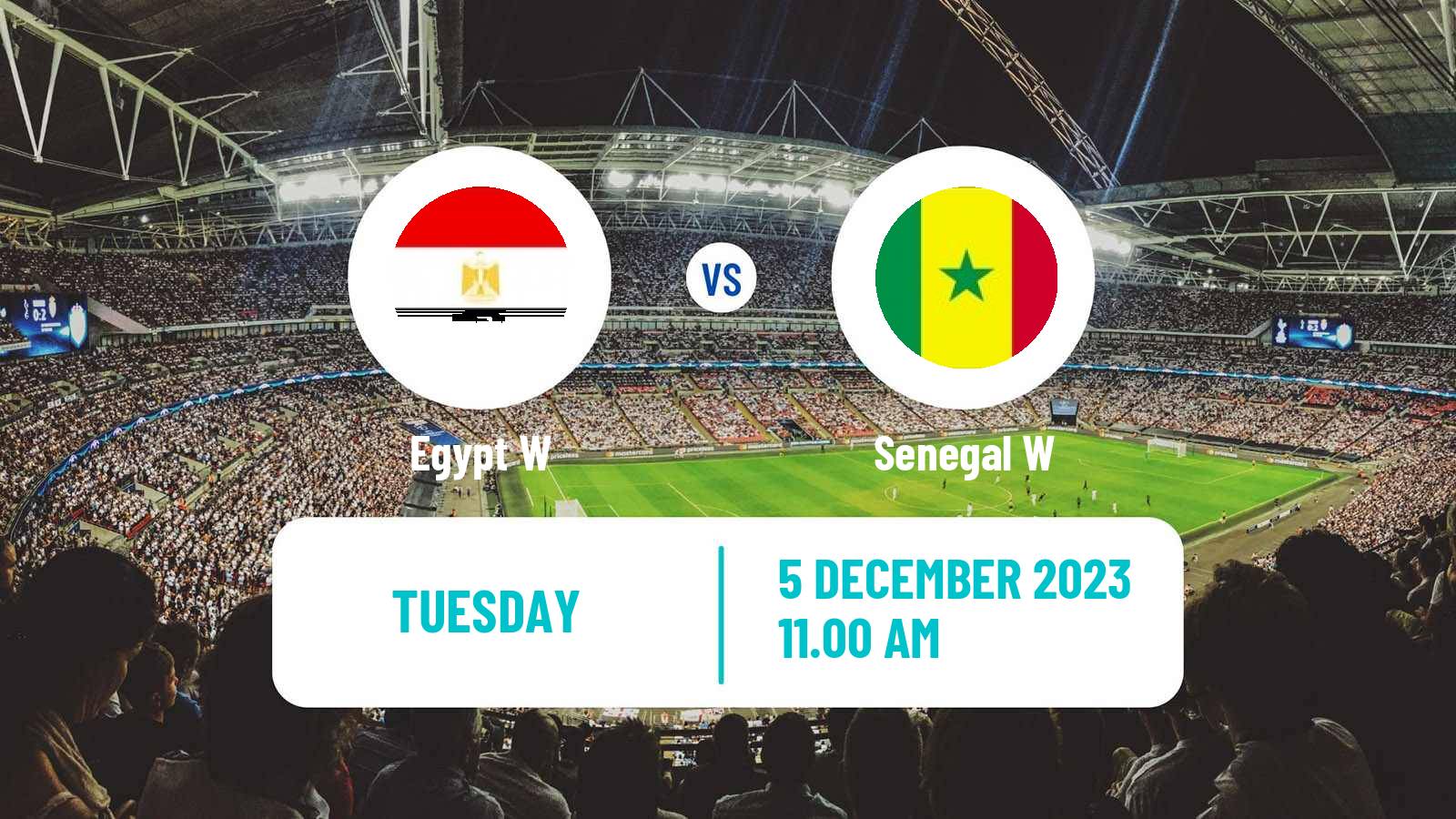 Soccer Africa Cup of Nations Women Egypt W - Senegal W