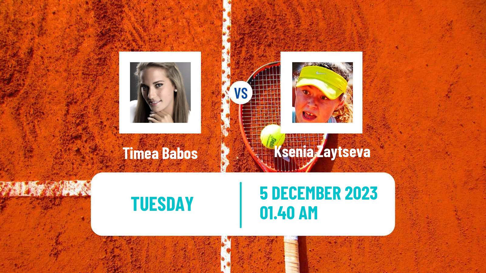 Tennis ITF W100 Dubai Women Timea Babos - Ksenia Zaytseva