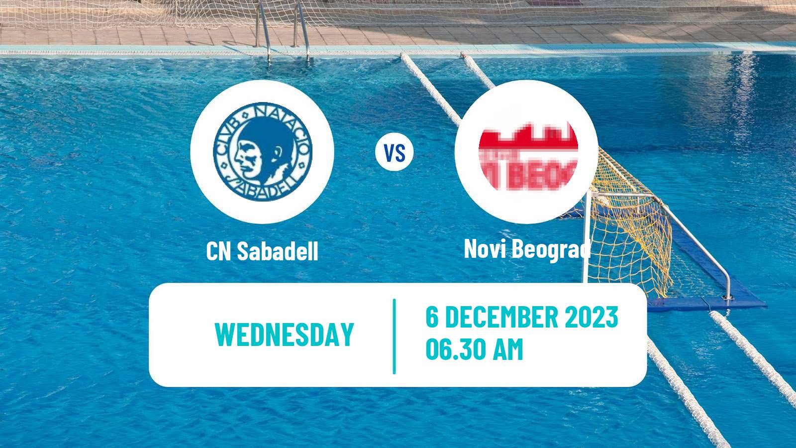 Water polo Champions League Water Polo Sabadell - Novi Beograd