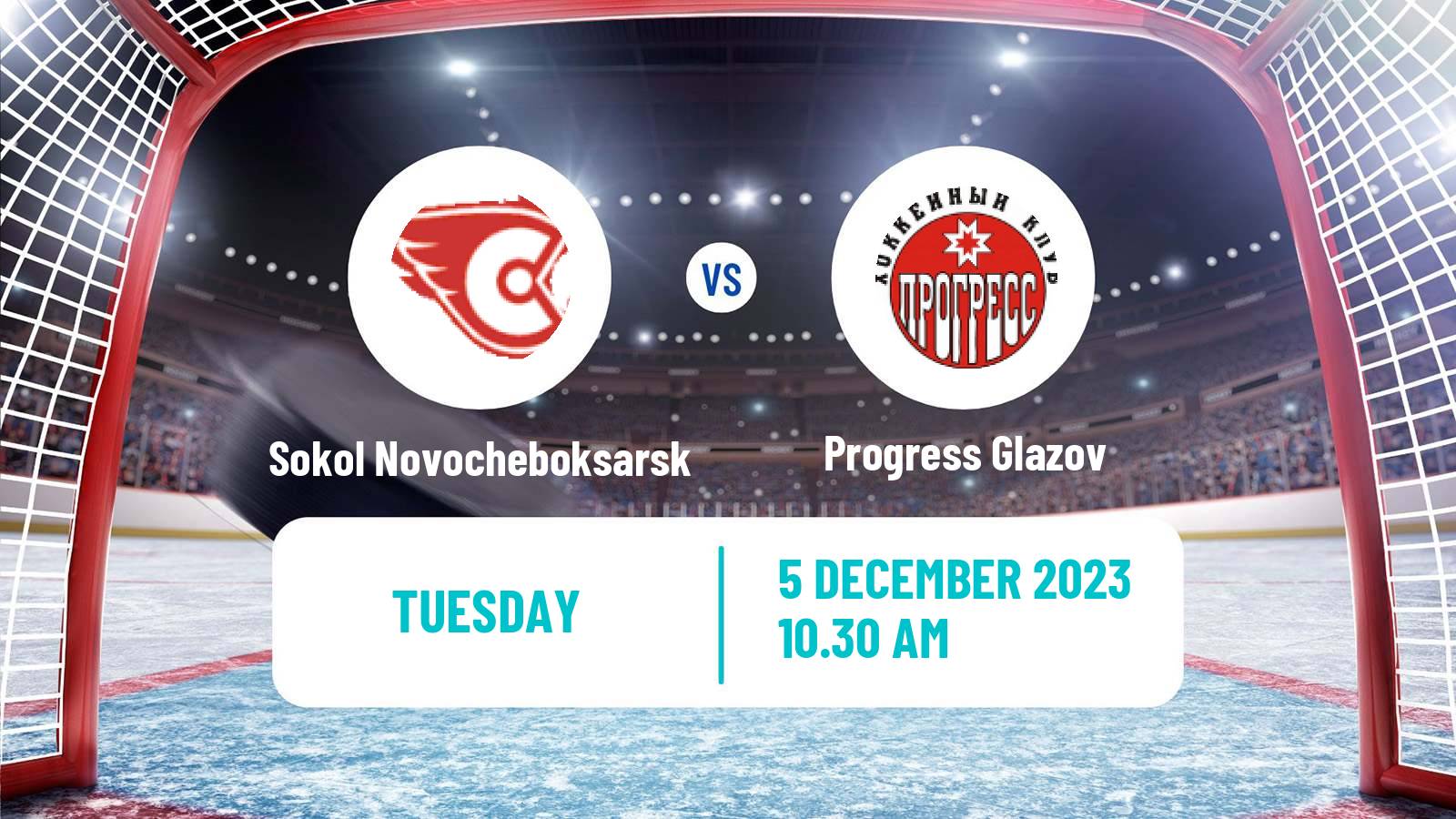 Hockey NMHL Sokol Novocheboksarsk - Progress Glazov