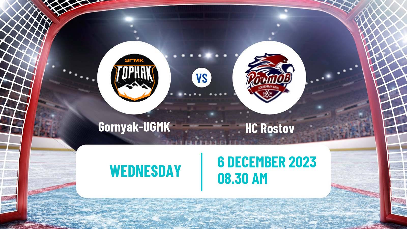 Hockey VHL Gornyak-UGMK - Rostov