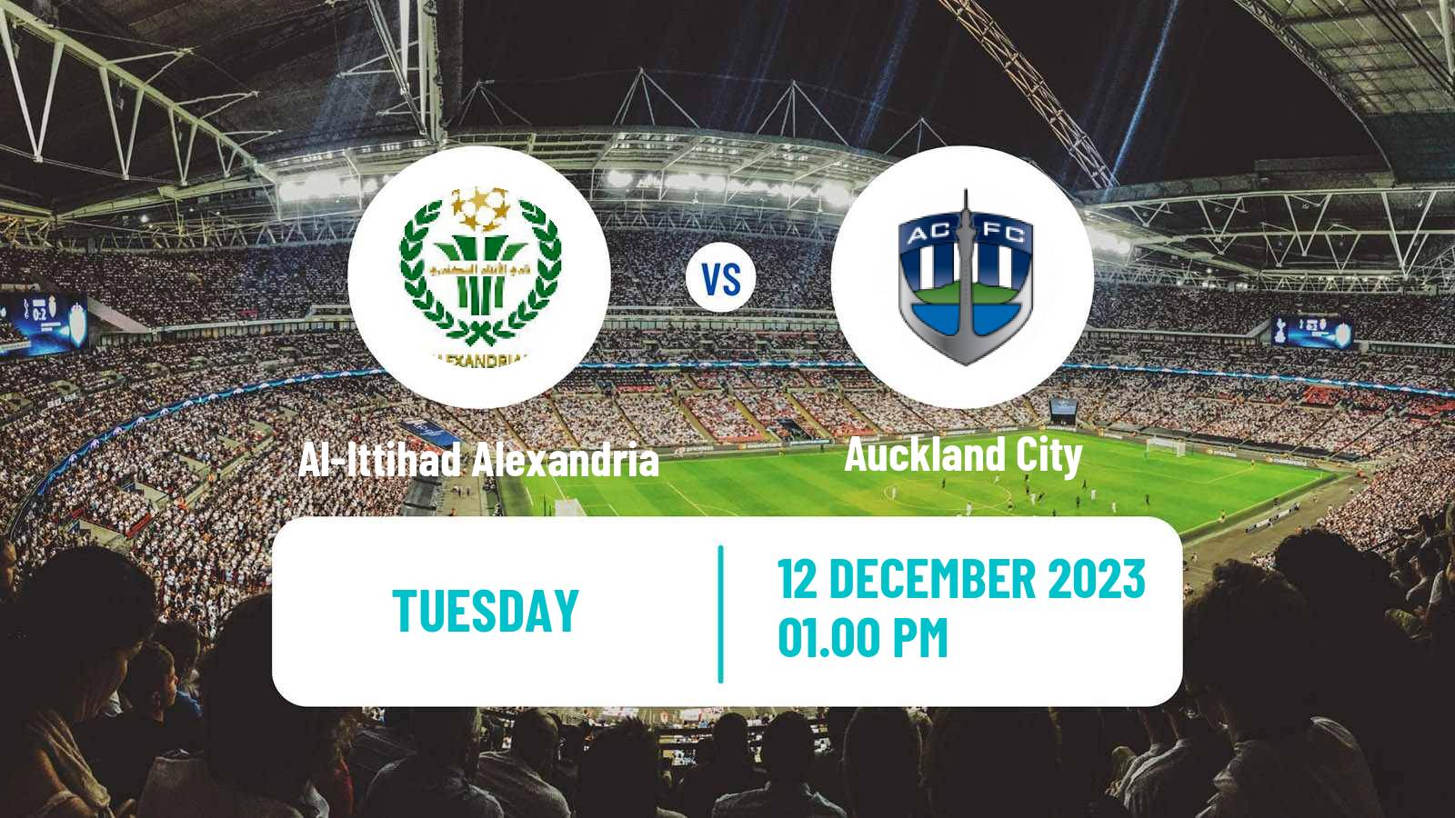 Soccer FIFA Club World Cup Al-Ittihad Alexandria - Auckland City