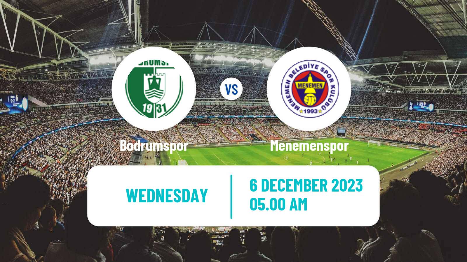 Soccer Turkish Cup Bodrumspor - Menemenspor