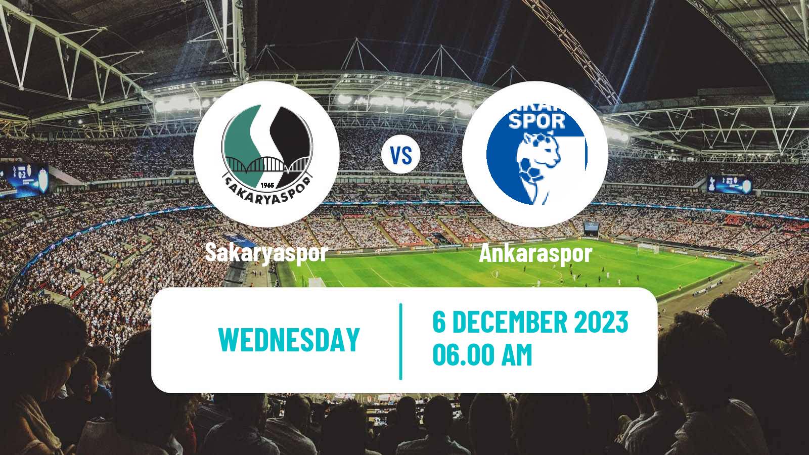 Soccer Turkish Cup Sakaryaspor - Ankaraspor