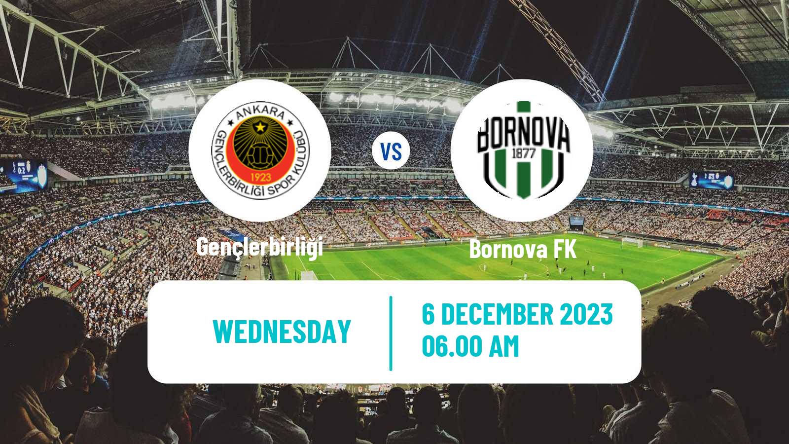 Soccer Turkish Cup Gençlerbirliği - Bornova