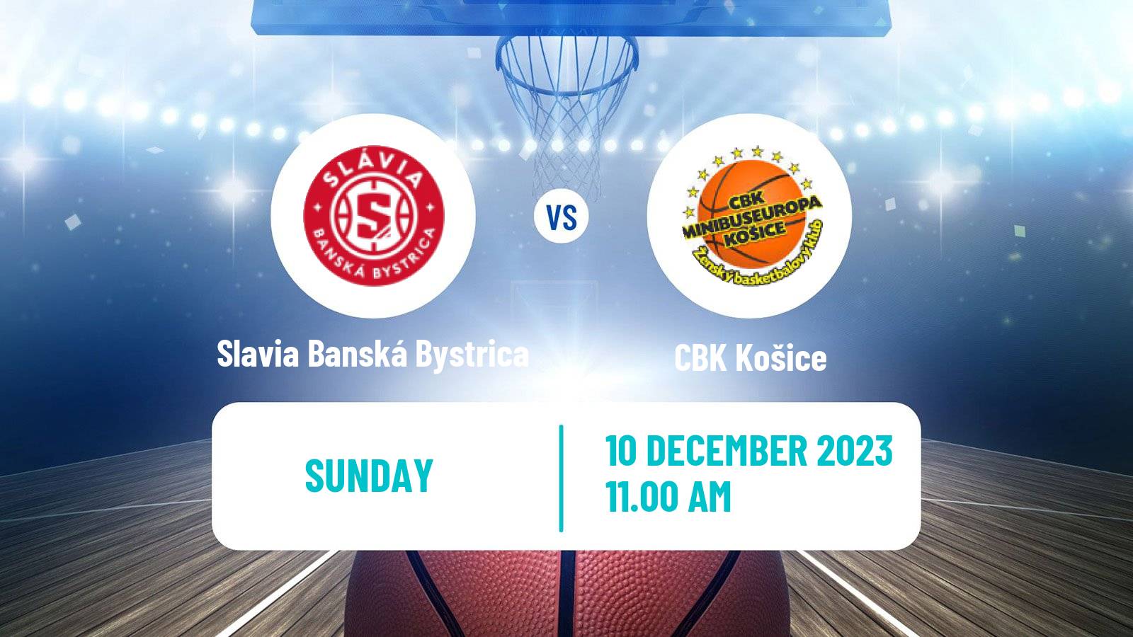 Basketball Slovak Extraliga Basketball Women Slavia Banská Bystrica - CBK Košice