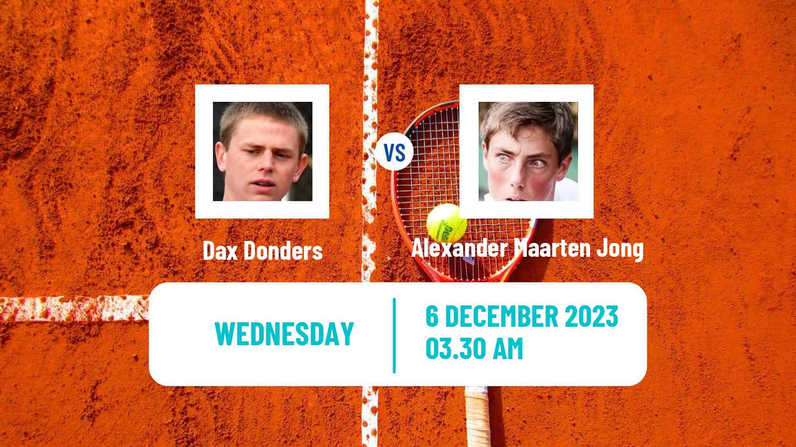 Tennis ITF M15 Zahra 2 Men 2023 Dax Donders - Alexander Maarten Jong