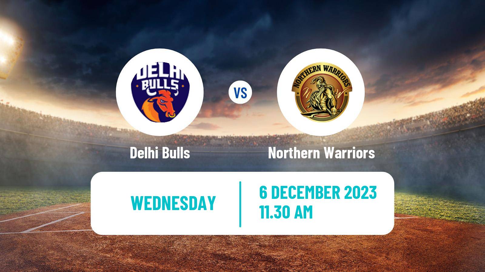 Cricket UAE T10 League Delhi Bulls - Northern Warriors
