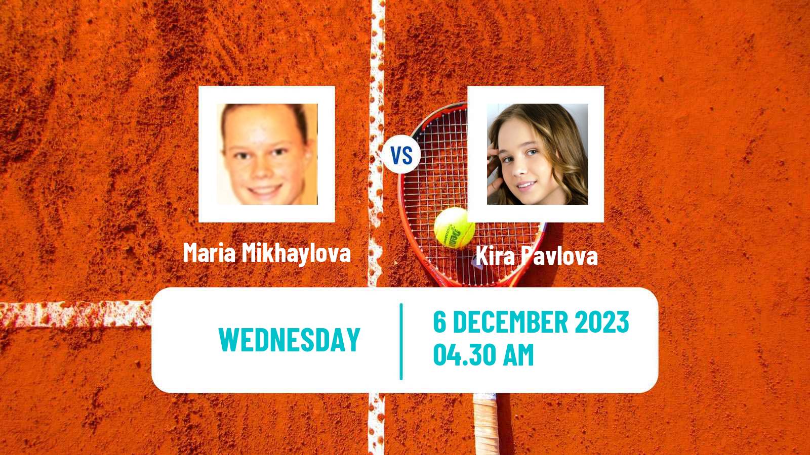 Tennis ITF W15 Sharm Elsheikh 22 Women 2023 Maria Mikhaylova - Kira Pavlova
