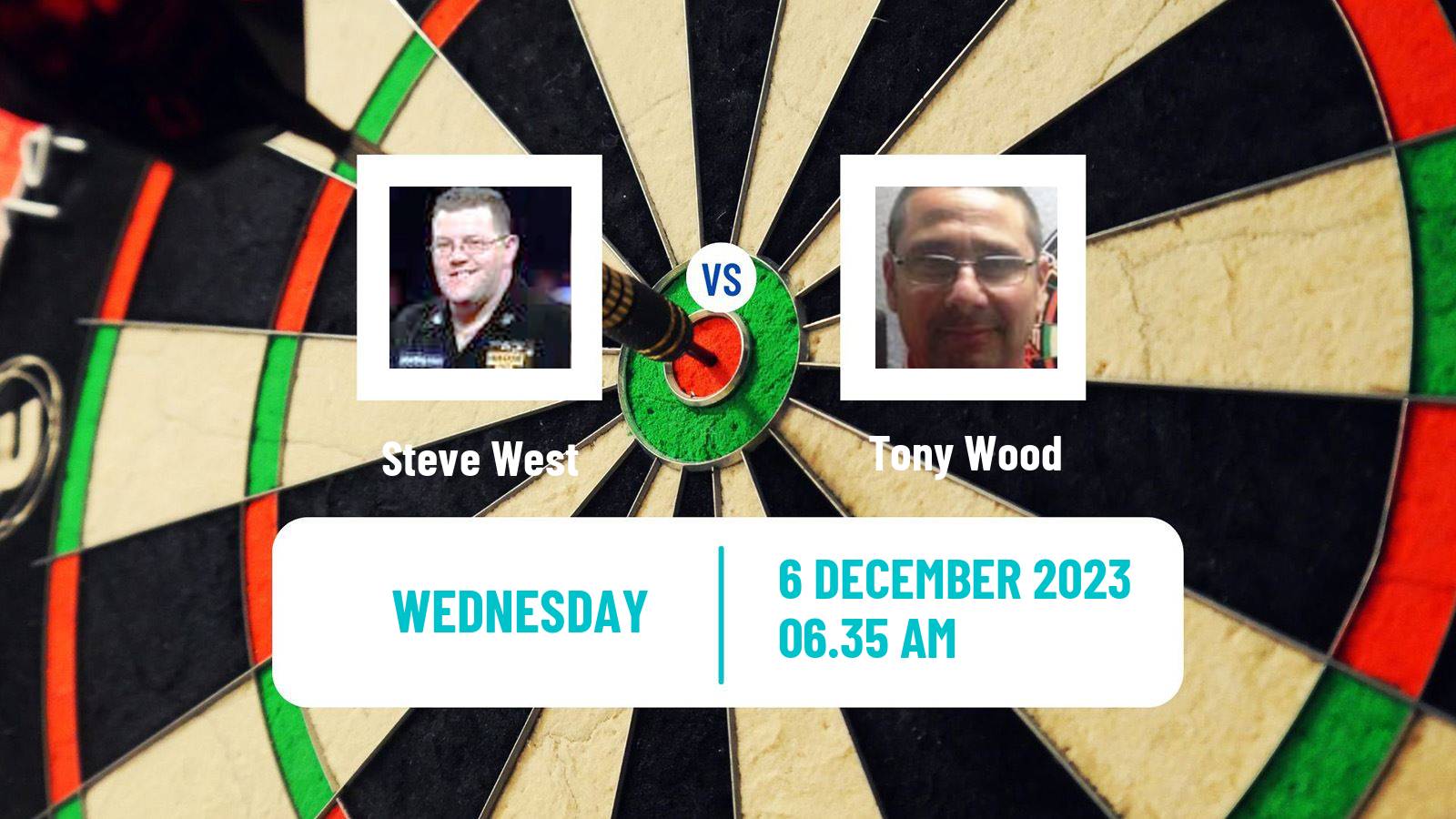 Darts Modus Super Series Steve West - Tony Wood