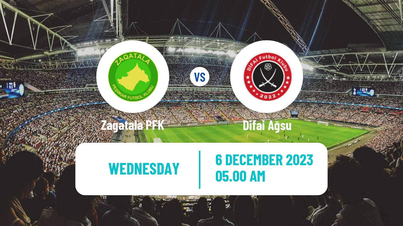Soccer Azerbaijan First Division Zagatala - Difai Ağsu