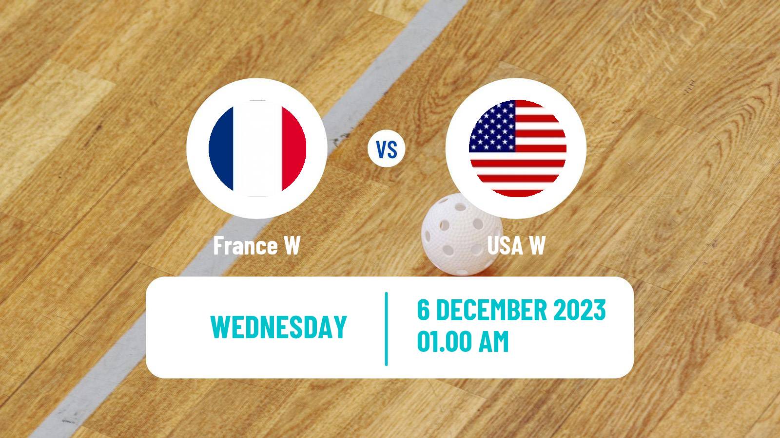 Floorball World Championship Floorball Women France W - USA W