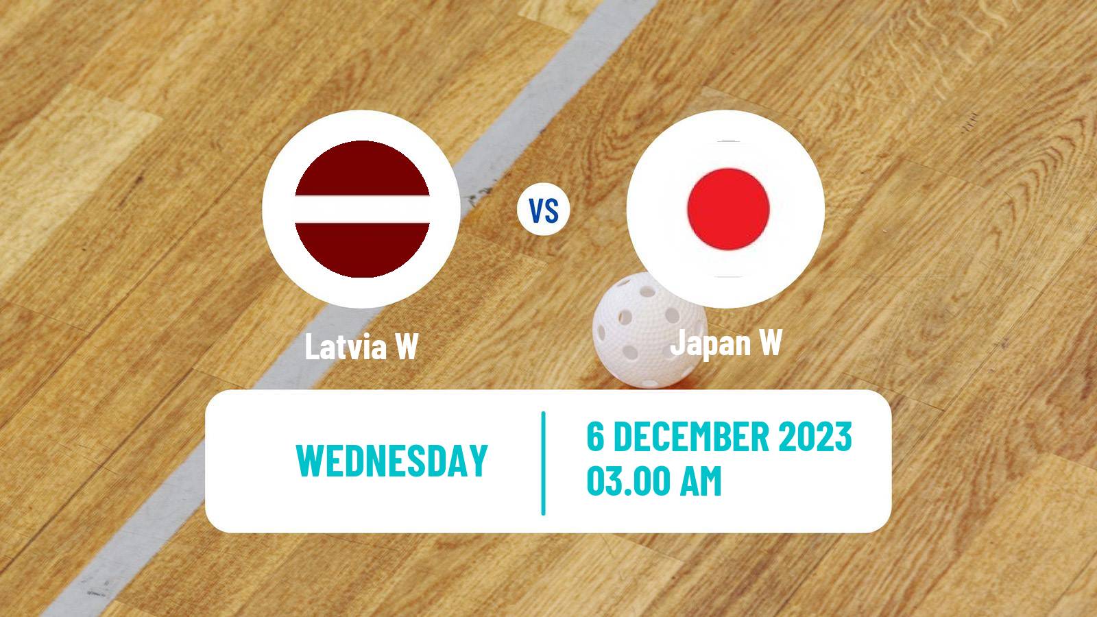 Floorball World Championship Floorball Women Latvia W - Japan W