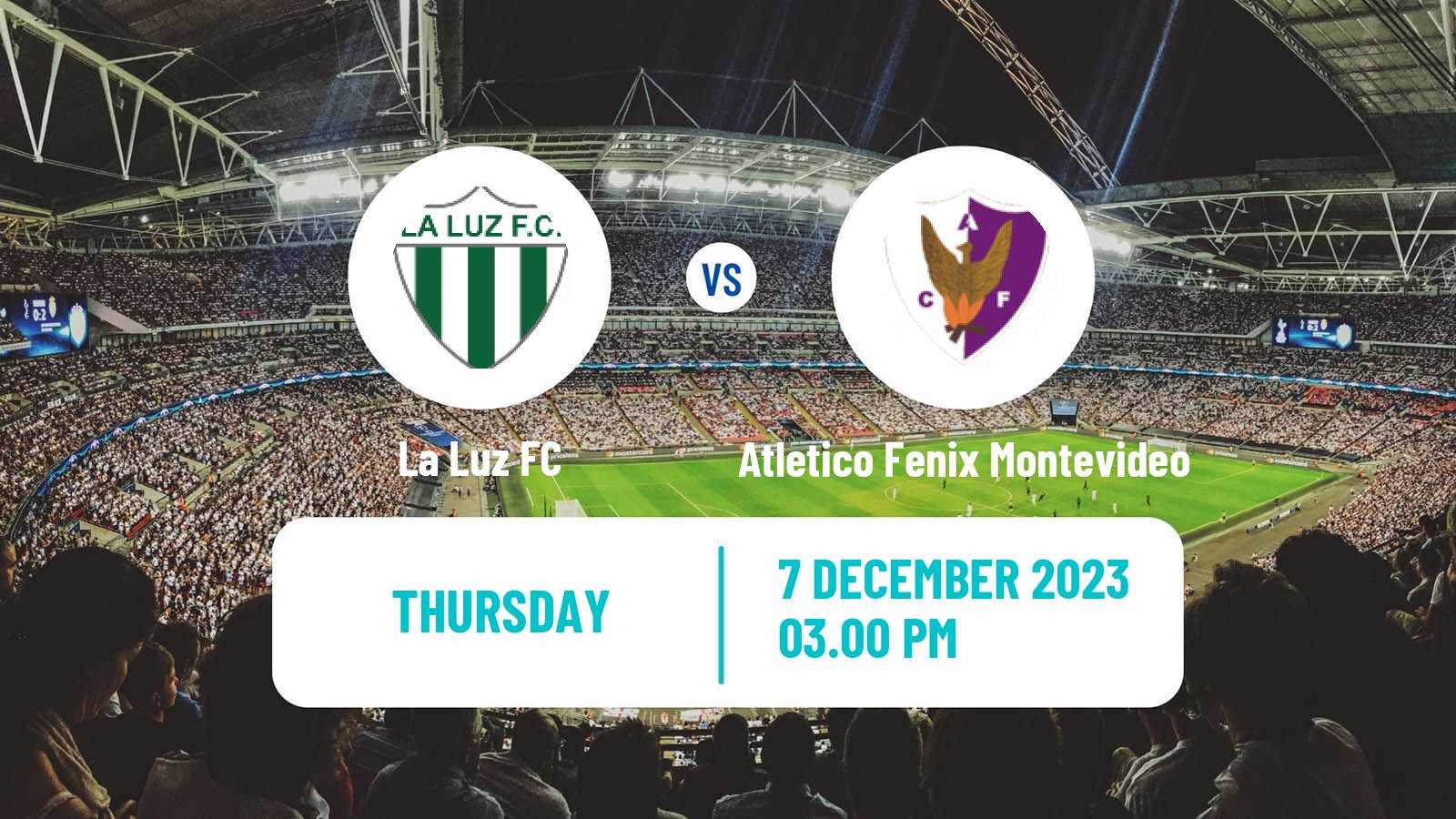 Soccer Uruguayan Primera Division La Luz - Atletico Fenix Montevideo