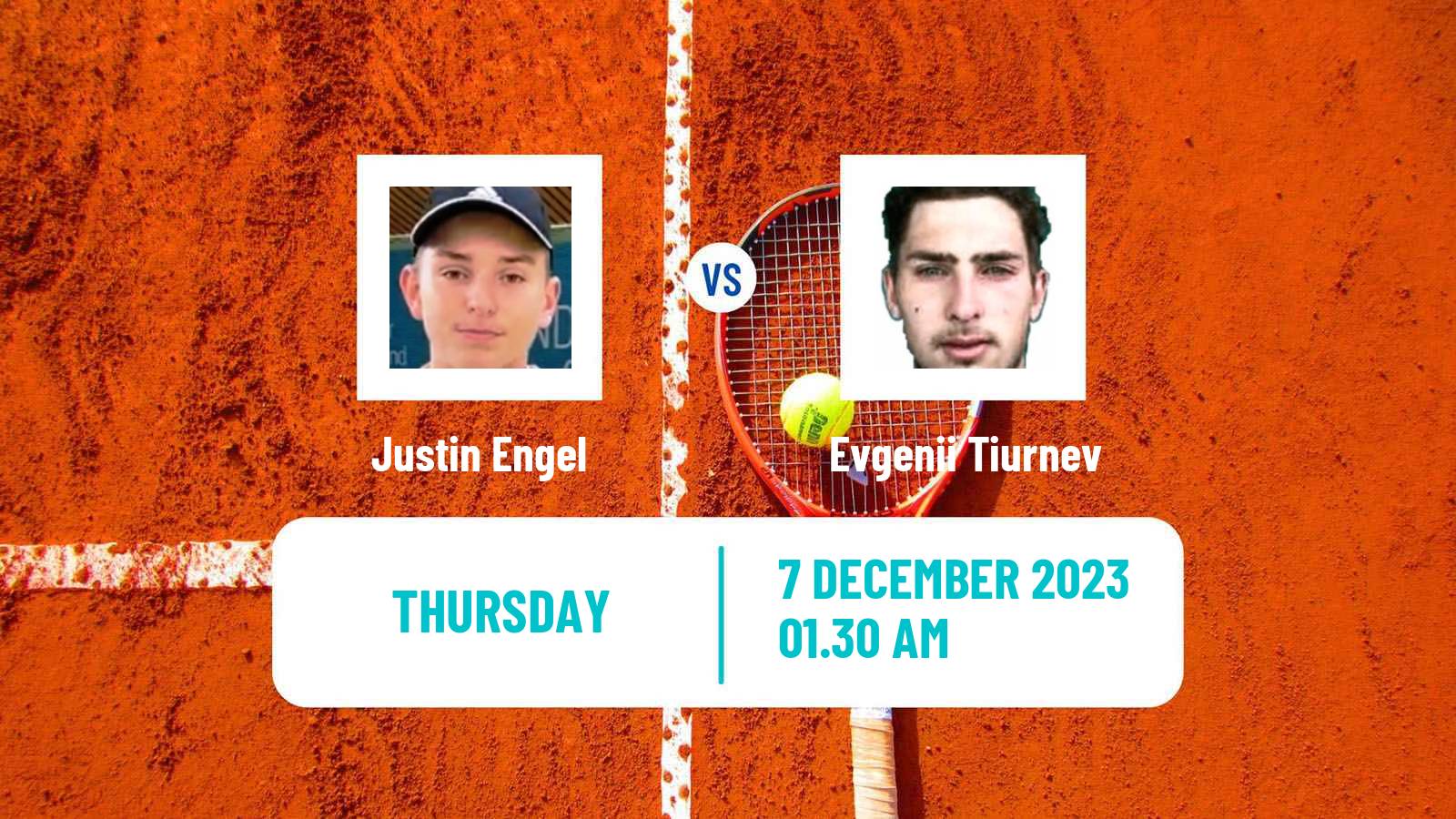 Tennis ITF M15 Antalya 19 Men Justin Engel - Evgenii Tiurnev