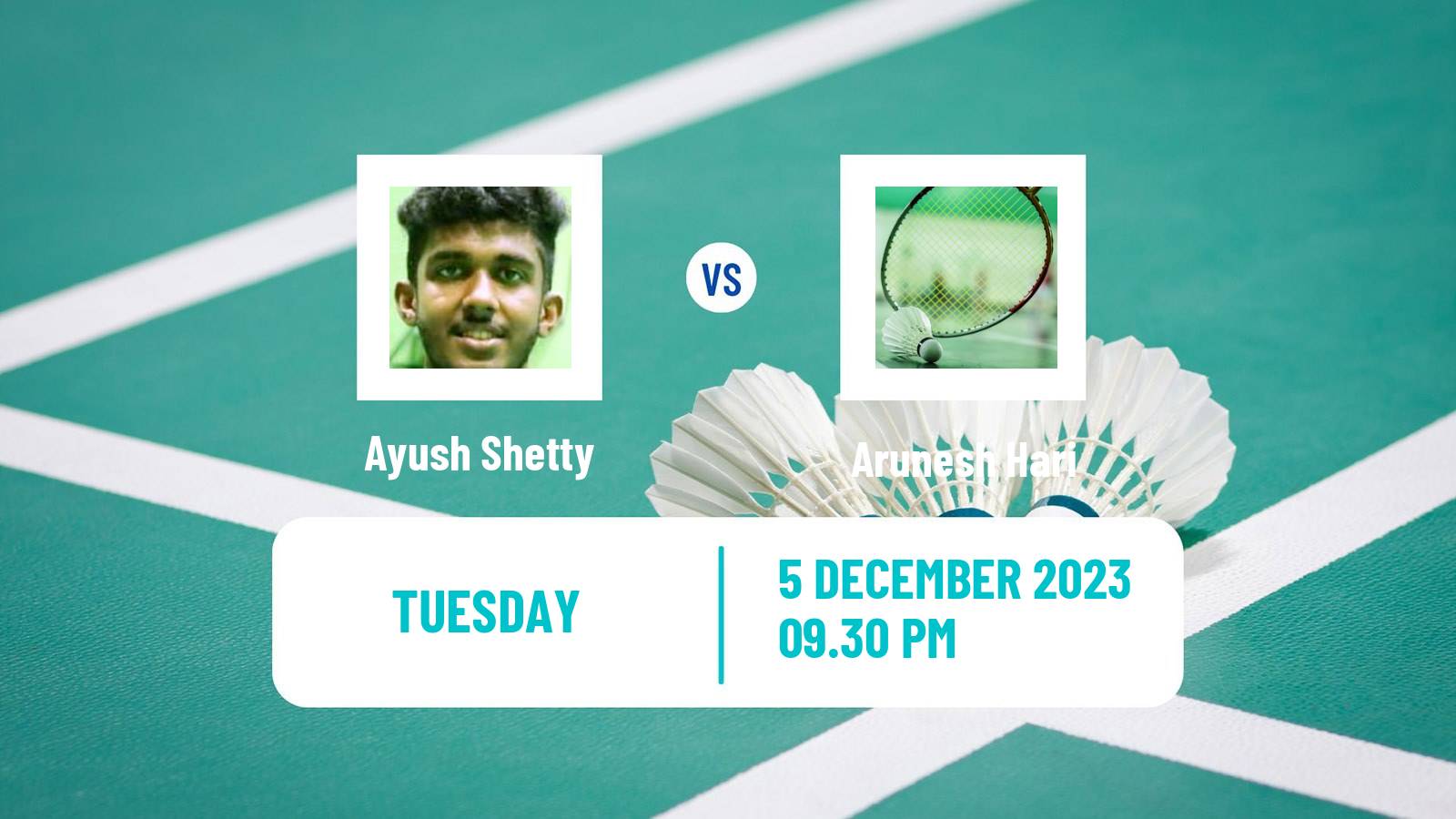 Badminton BWF World Tour Guwahati Masters Men Ayush Shetty - Arunesh Hari