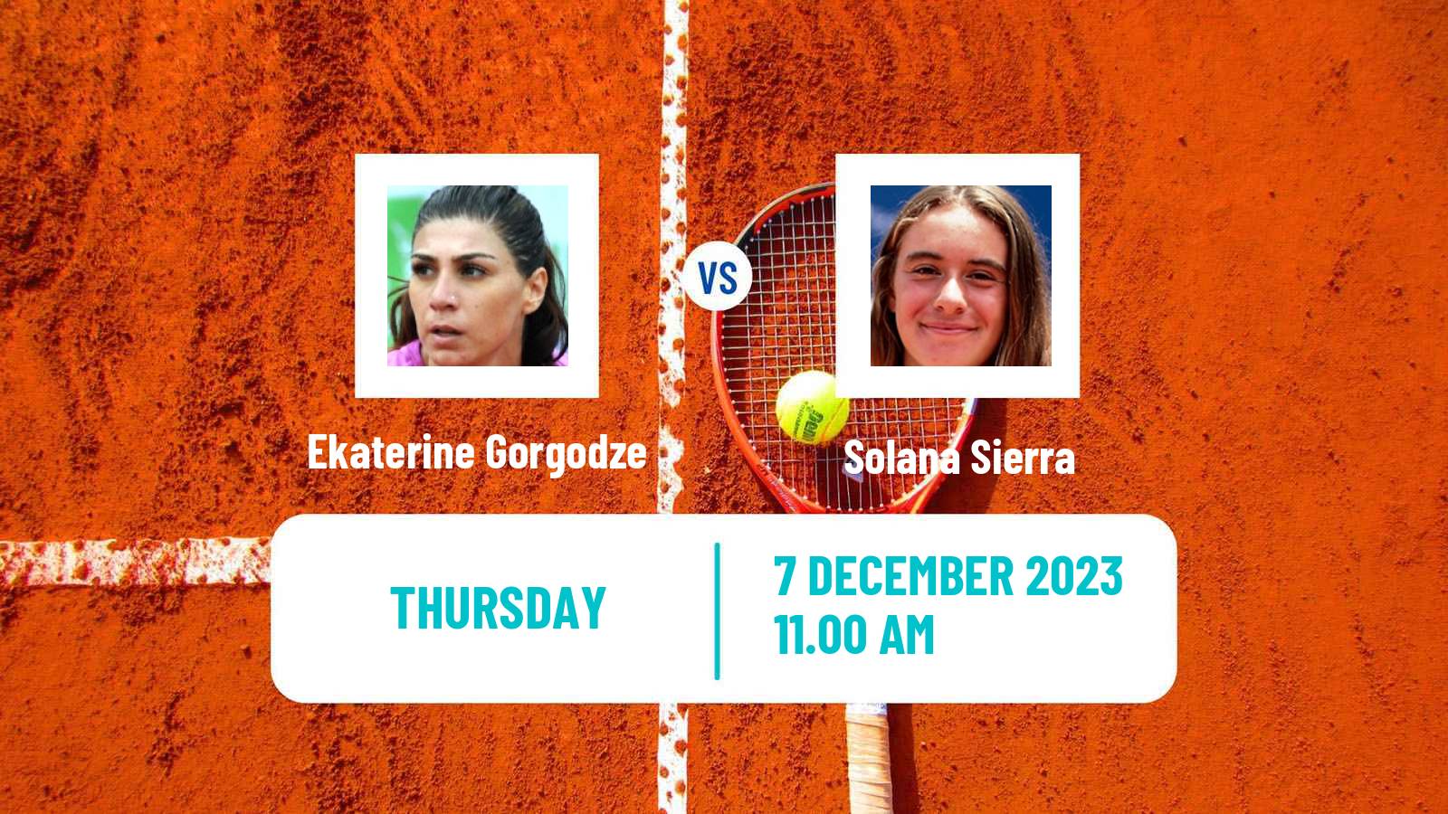 Tennis Montevideo Challenger Women Ekaterine Gorgodze - Solana Sierra