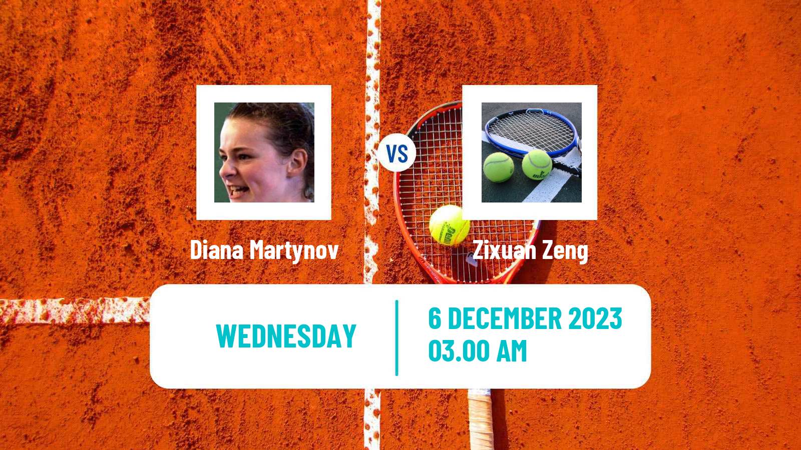 Tennis ITF W25 Monastir 5 Women Diana Martynov - Zixuan Zeng