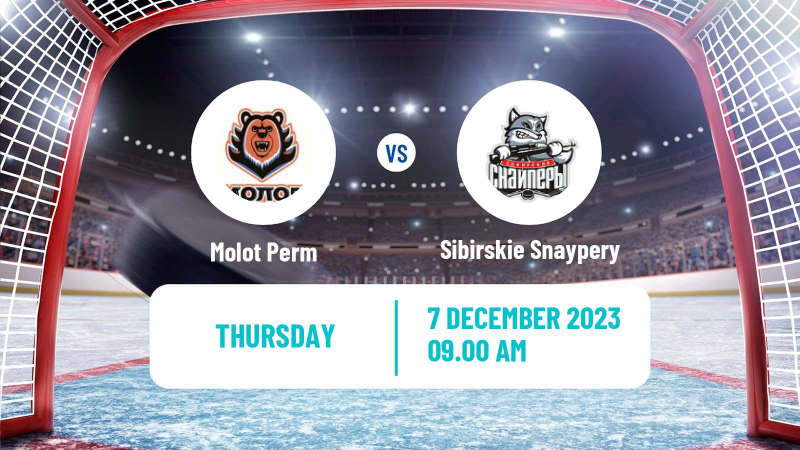 Hockey MHL Molot Perm - Sibirskie Snaypery