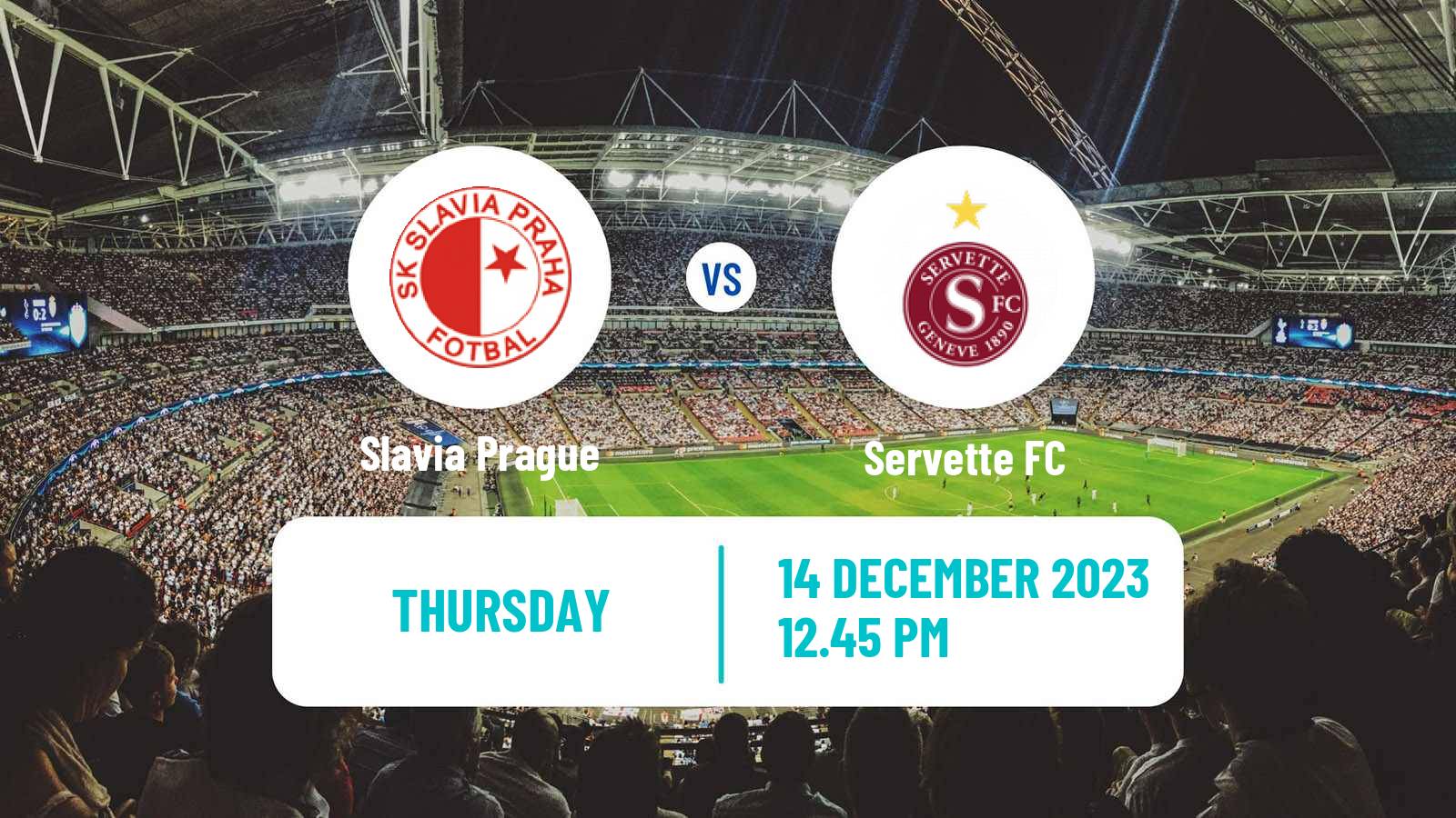 Soccer UEFA Europa League Slavia Prague - Servette