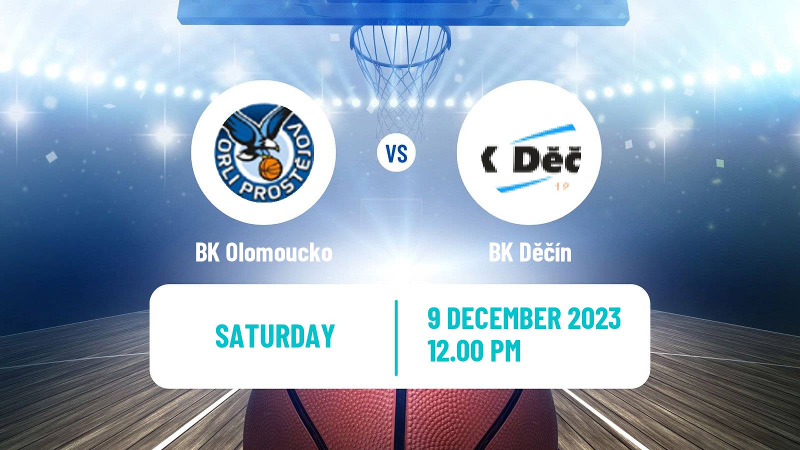 Basketball Czech NBL Olomoucko - Děčín