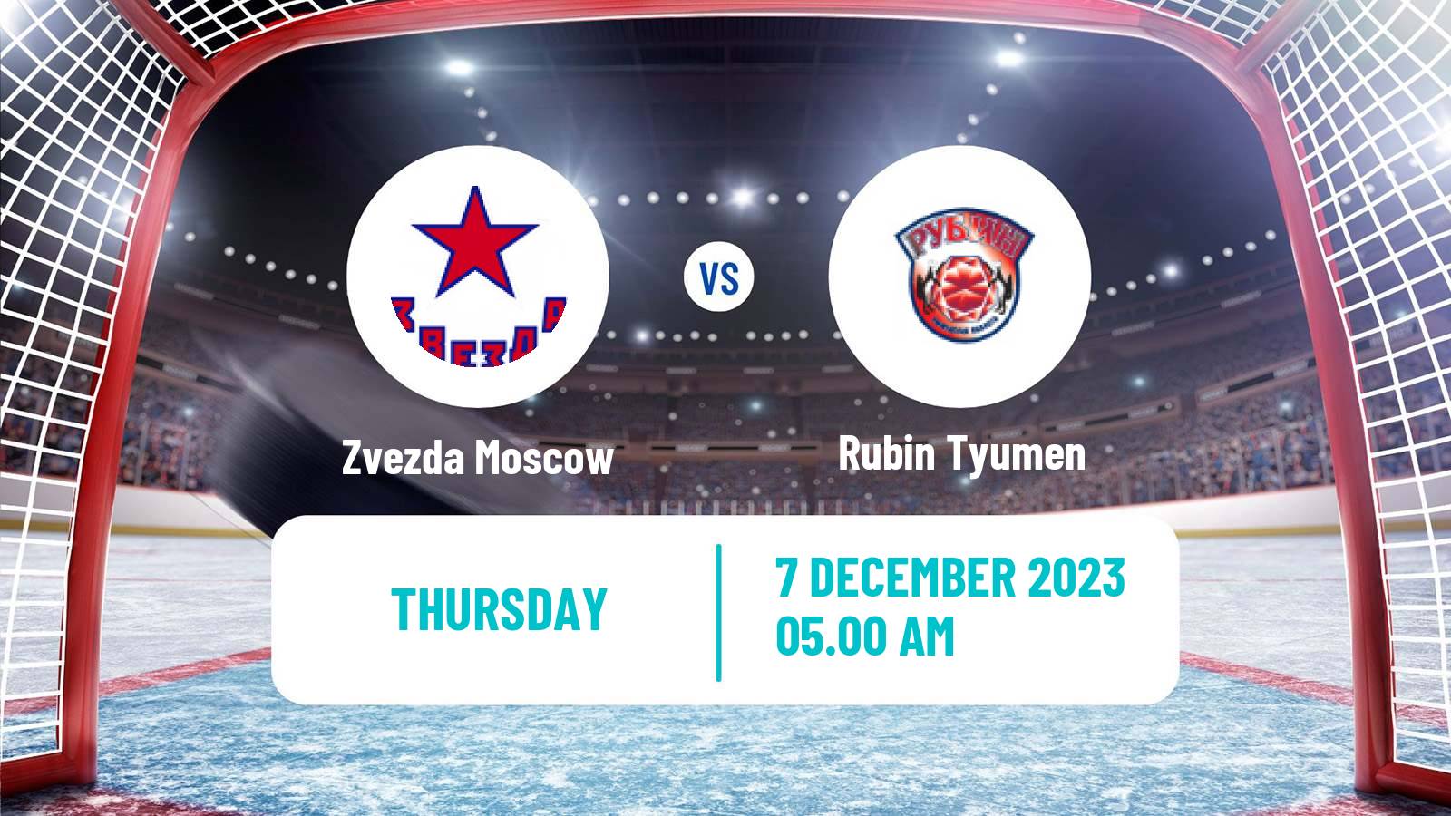 Hockey VHL Zvezda Moscow - Rubin Tyumen