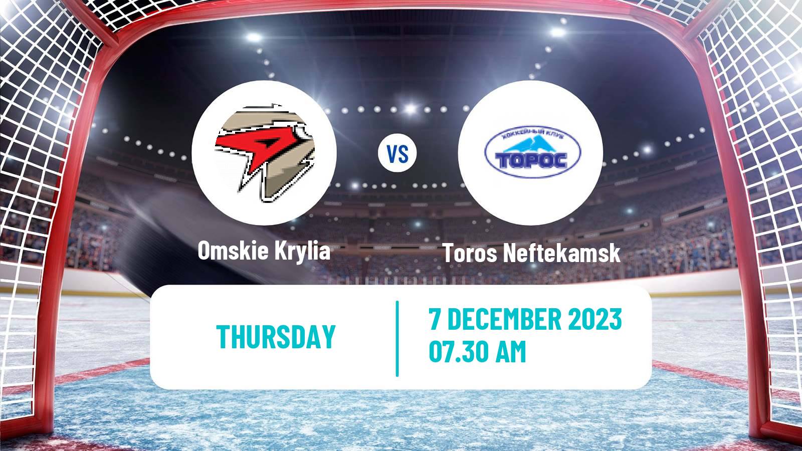 Hockey VHL Omskie Krylia - Toros Neftekamsk