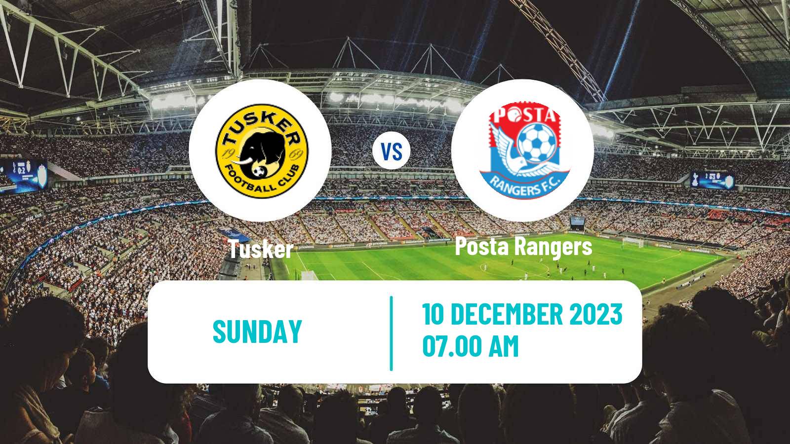 Soccer Kenyan Premier League Tusker - Posta Rangers