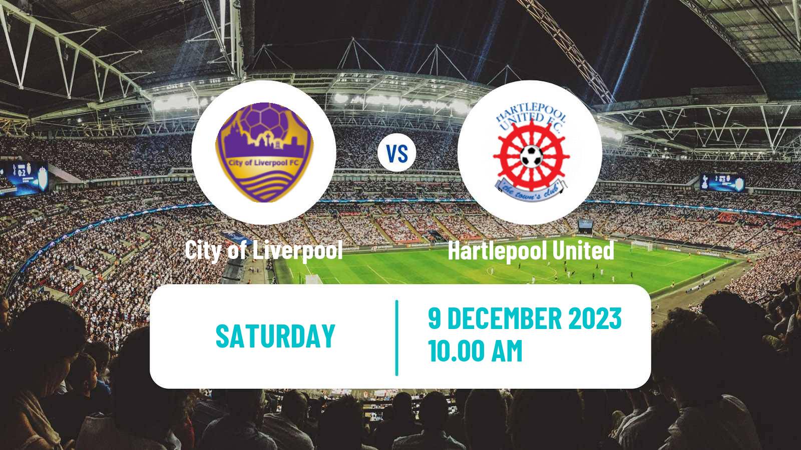 Soccer English FA Trophy City of Liverpool - Hartlepool United