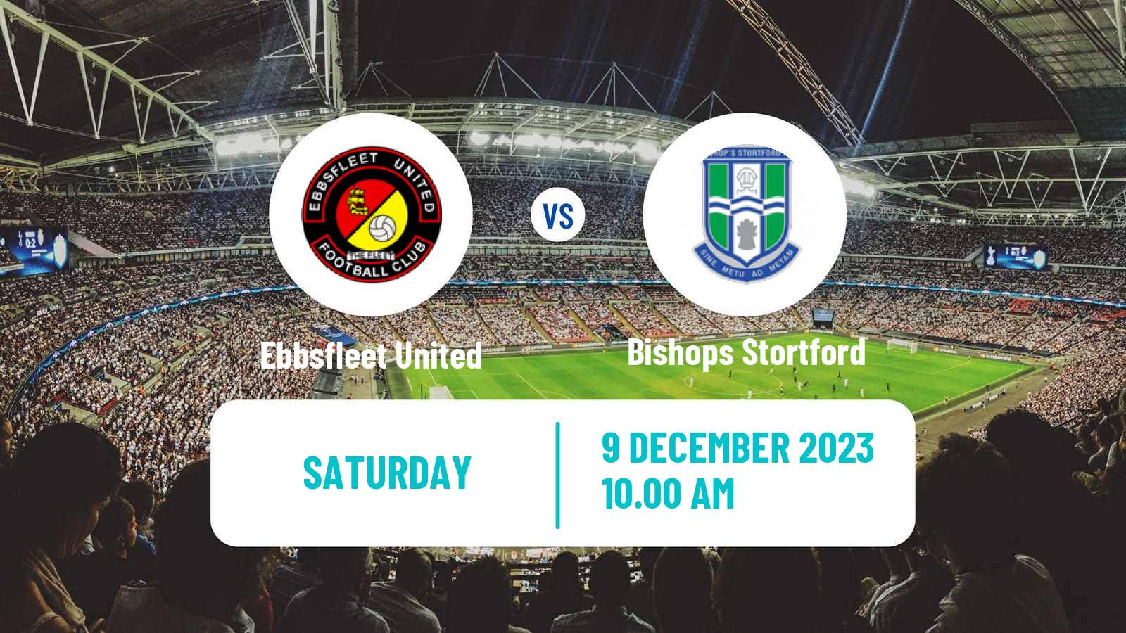 Soccer English FA Trophy Ebbsfleet United - Bishops Stortford