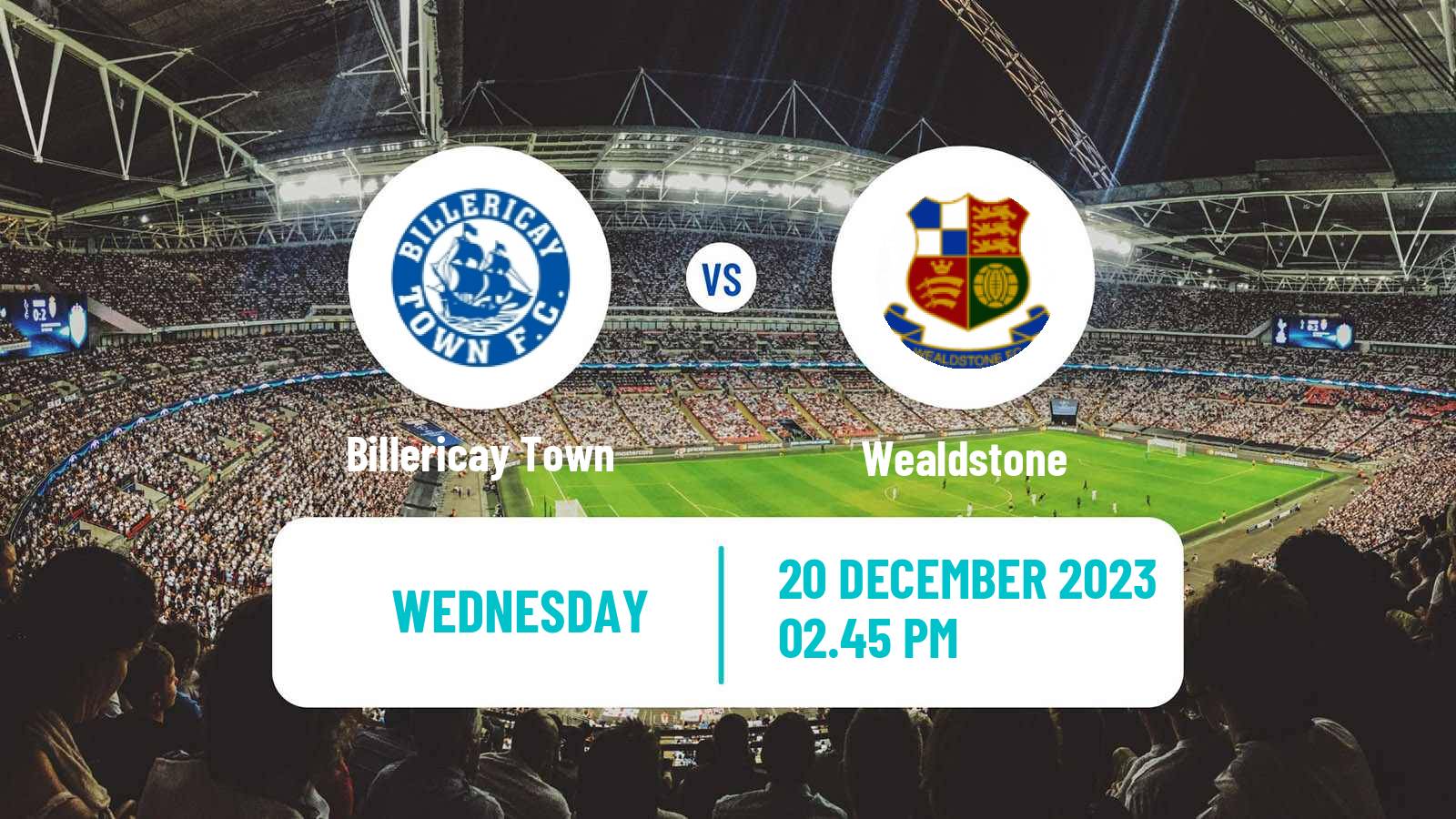 Soccer English FA Trophy Billericay Town - Wealdstone