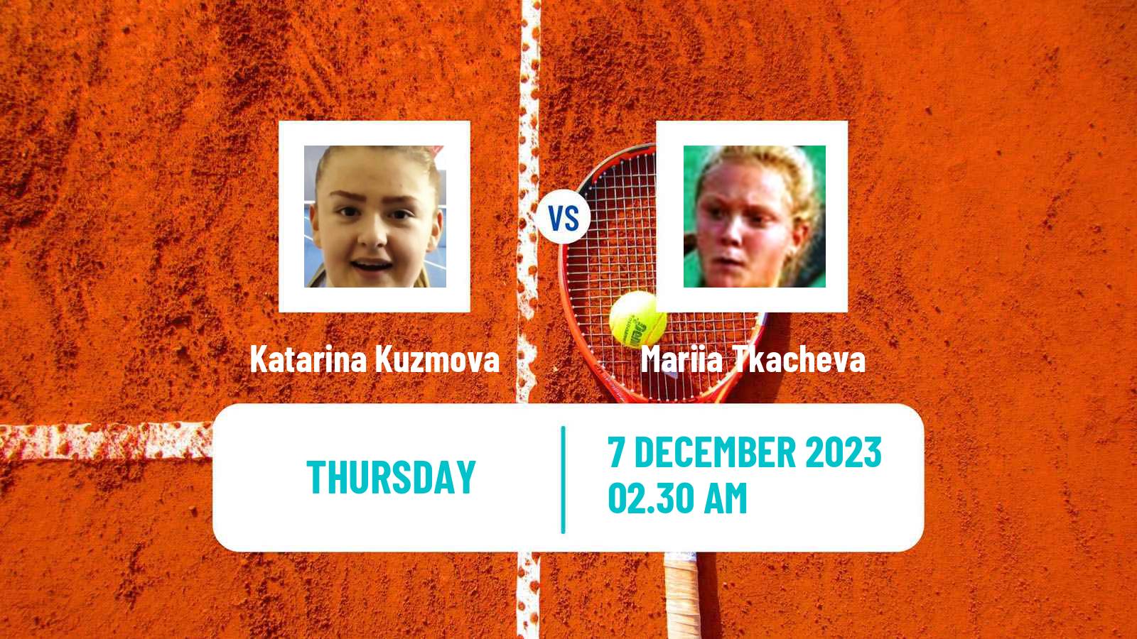 Tennis ITF W15 Sharm Elsheikh 21 Women Katarina Kuzmova - Mariia Tkacheva