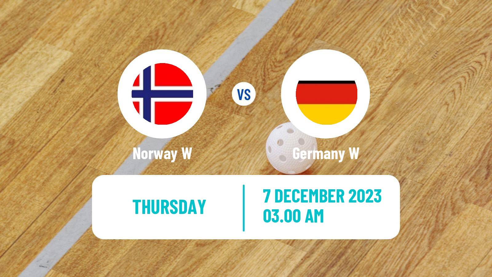 Floorball World Championship Floorball Women Norway W - Germany W