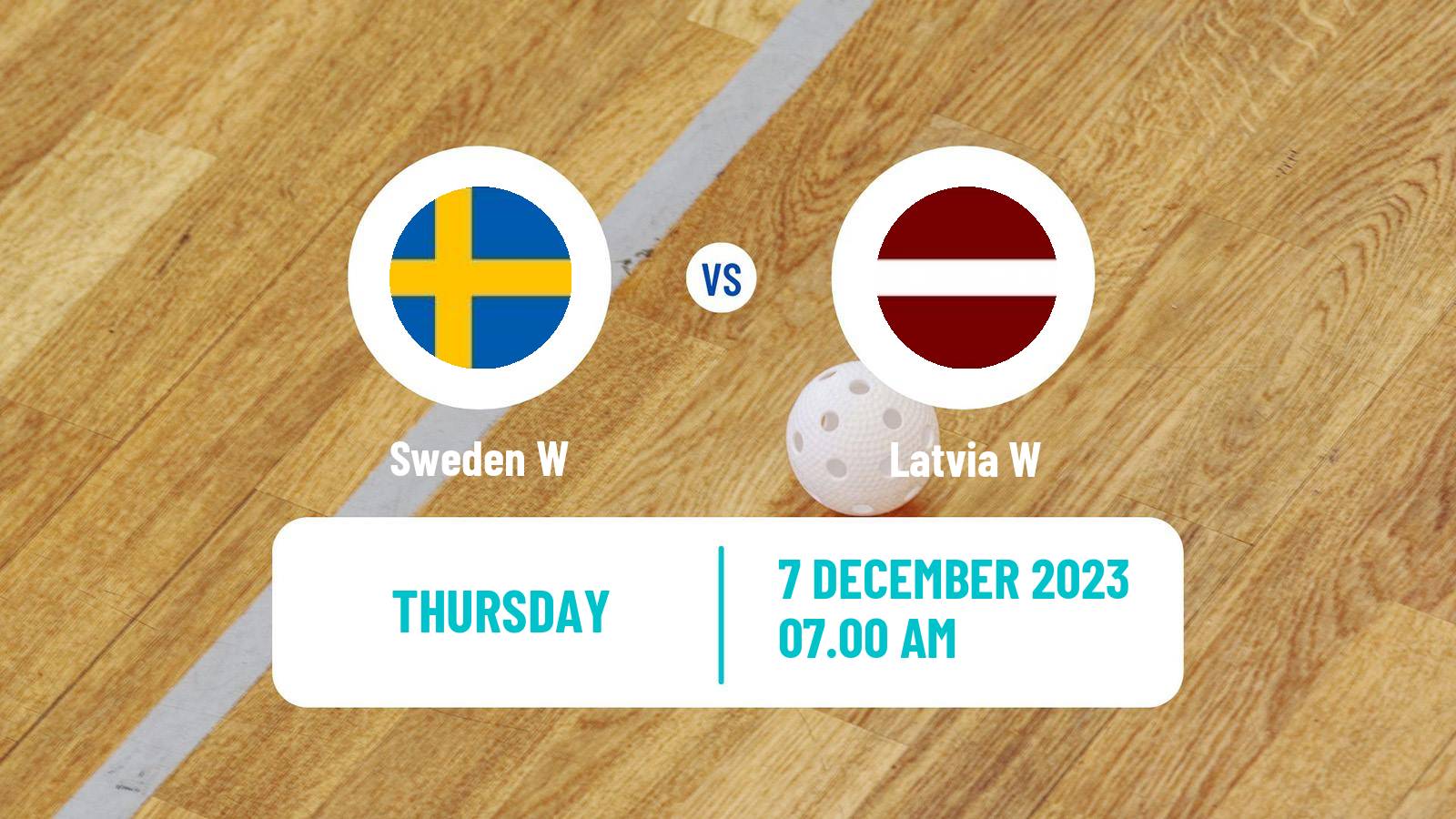 Floorball World Championship Floorball Women Sweden W - Latvia W