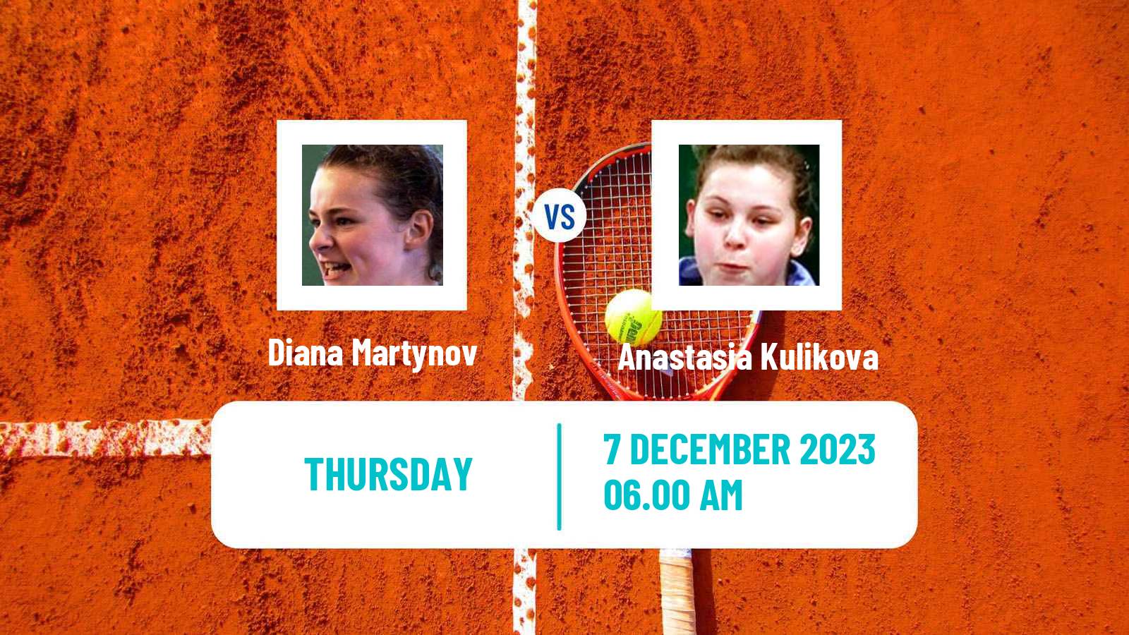 Tennis ITF W25 Monastir 5 Women Diana Martynov - Anastasia Kulikova
