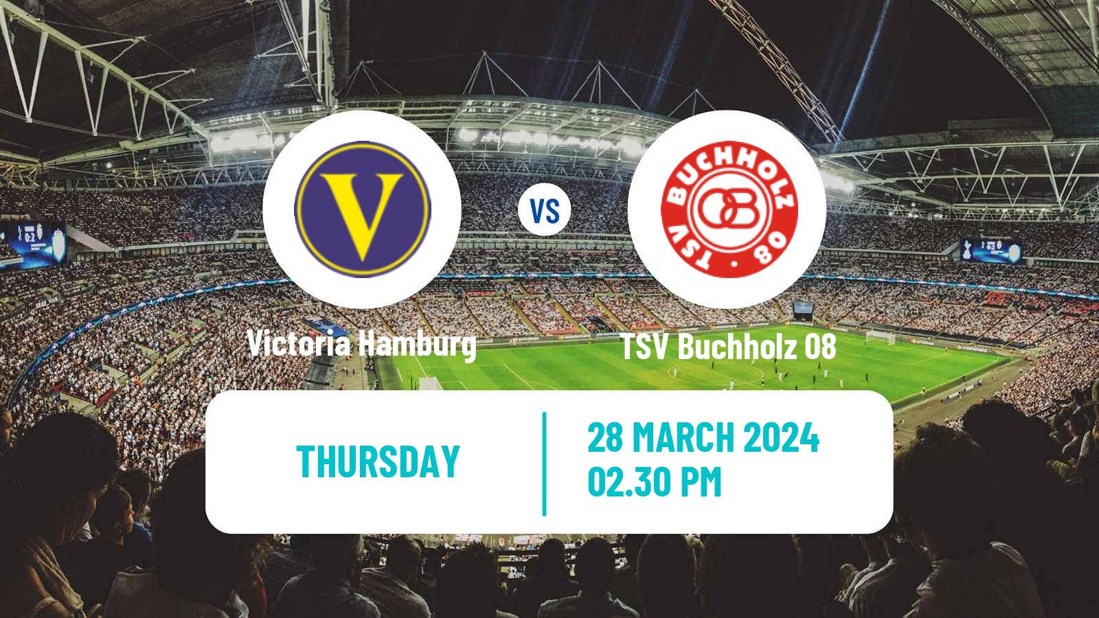 Soccer German Oberliga Hamburg Victoria Hamburg - TSV Buchholz 08