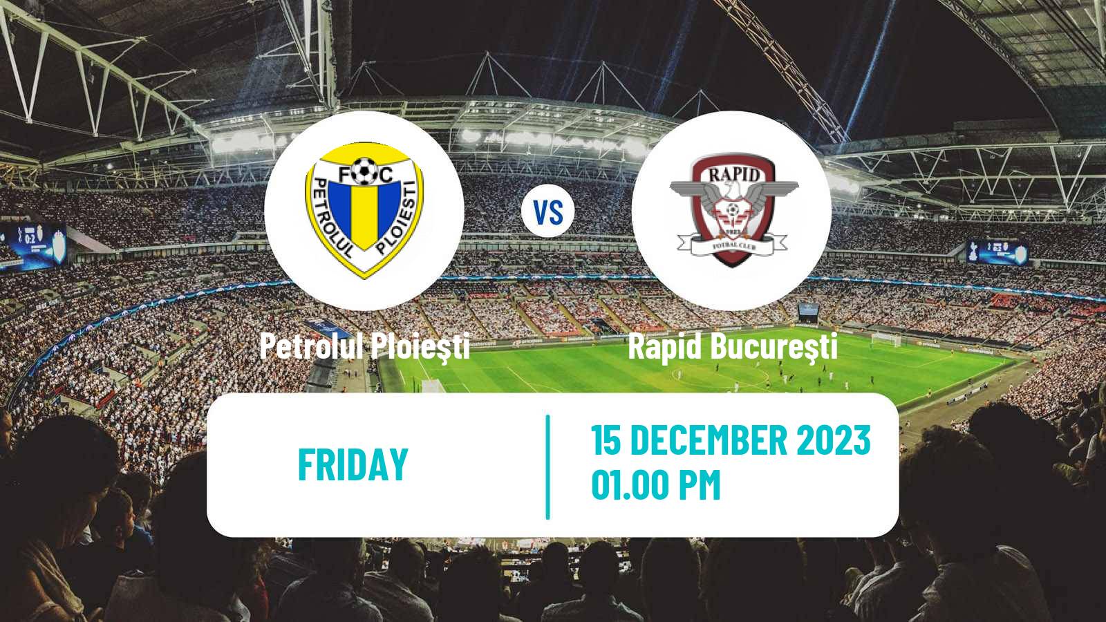 Soccer Romanian Liga 1 Petrolul Ploieşti - Rapid Bucureşti