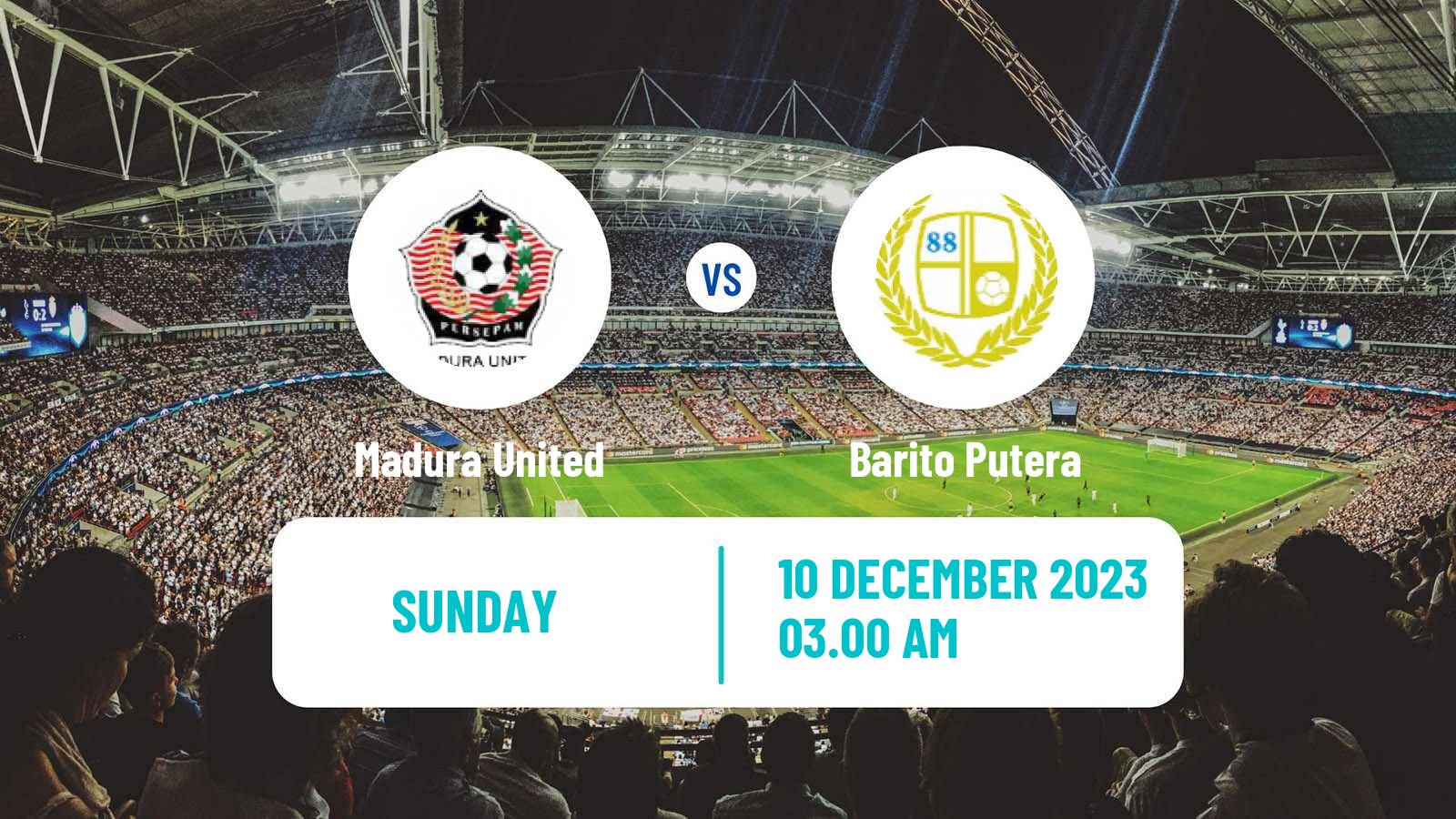 Soccer Indonesian Liga 1 Madura United - Barito Putera