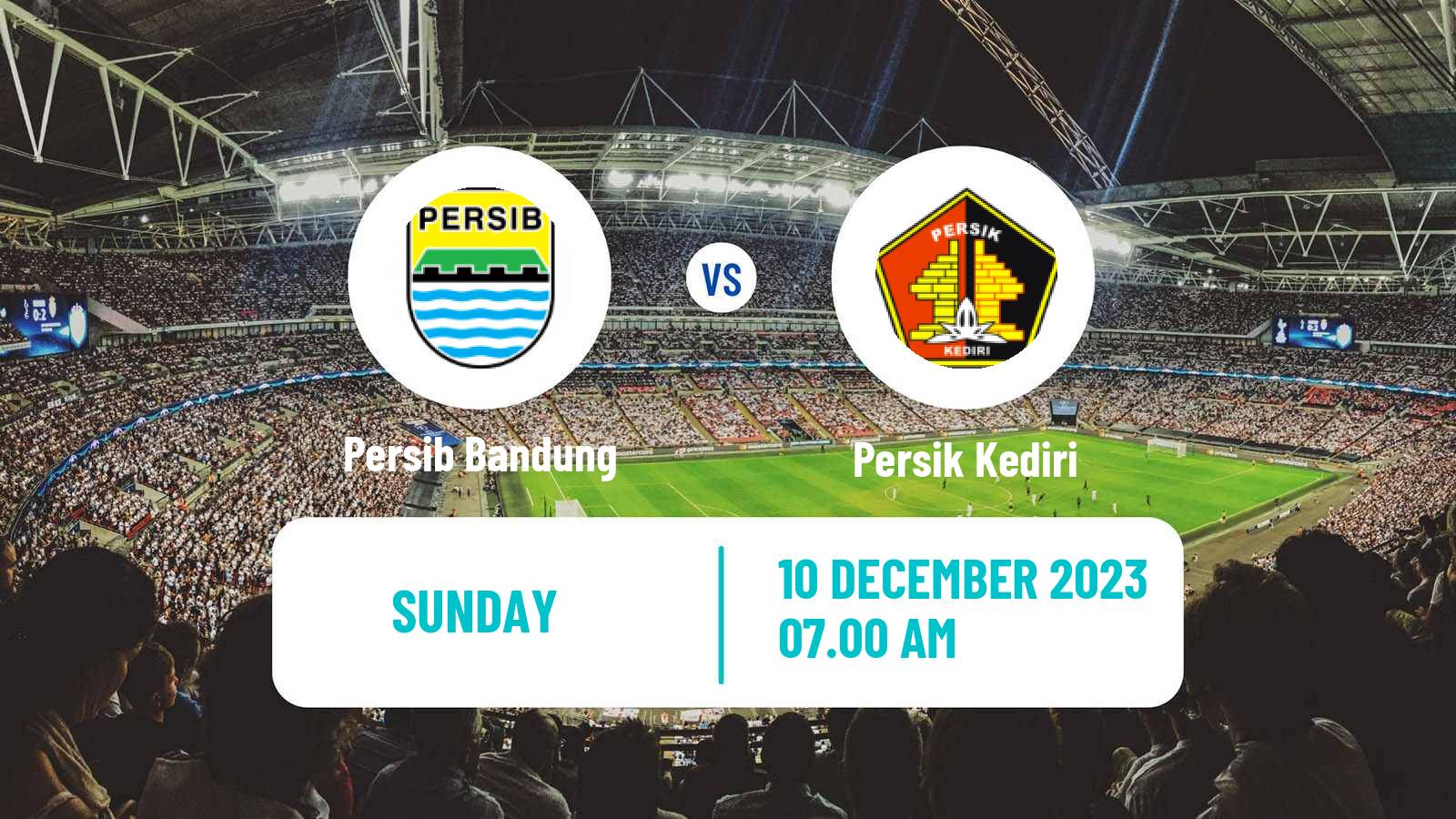 Soccer Indonesian Liga 1 Persib Bandung - Persik Kediri