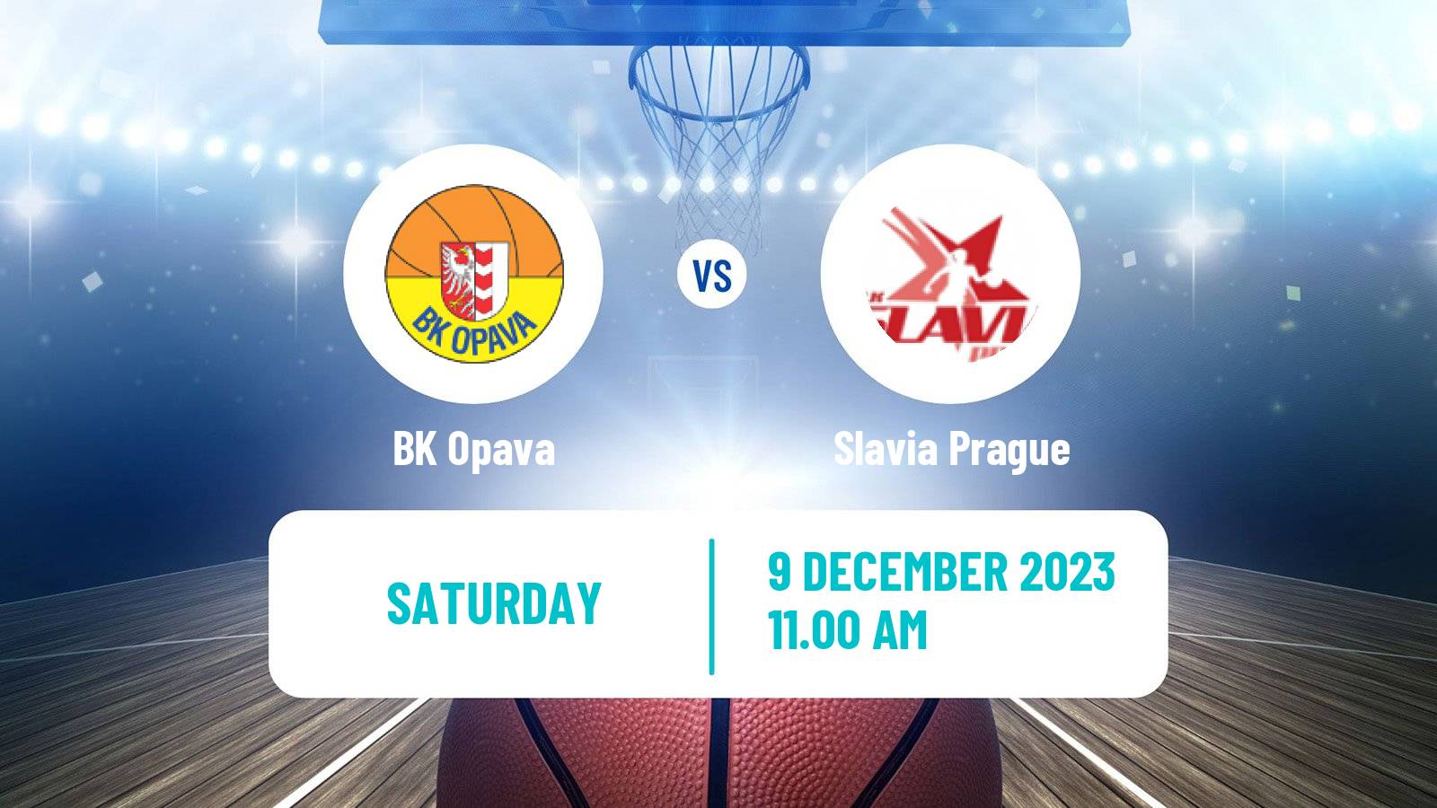 Basketball Czech NBL Opava - Slavia Prague