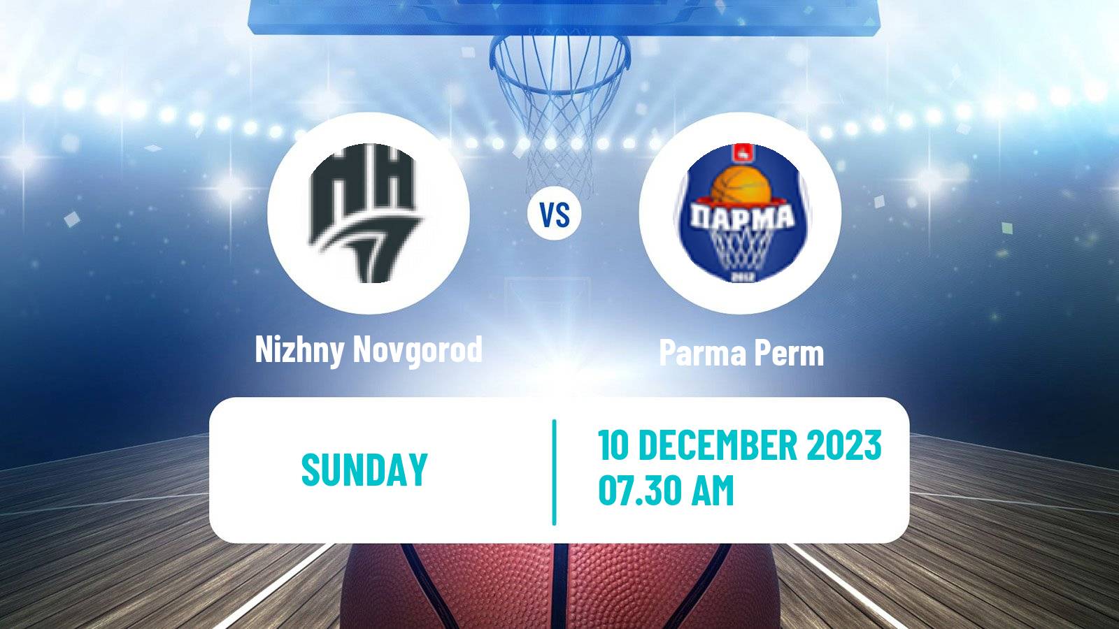 Basketball VTB United League Nizhny Novgorod - Parma Perm