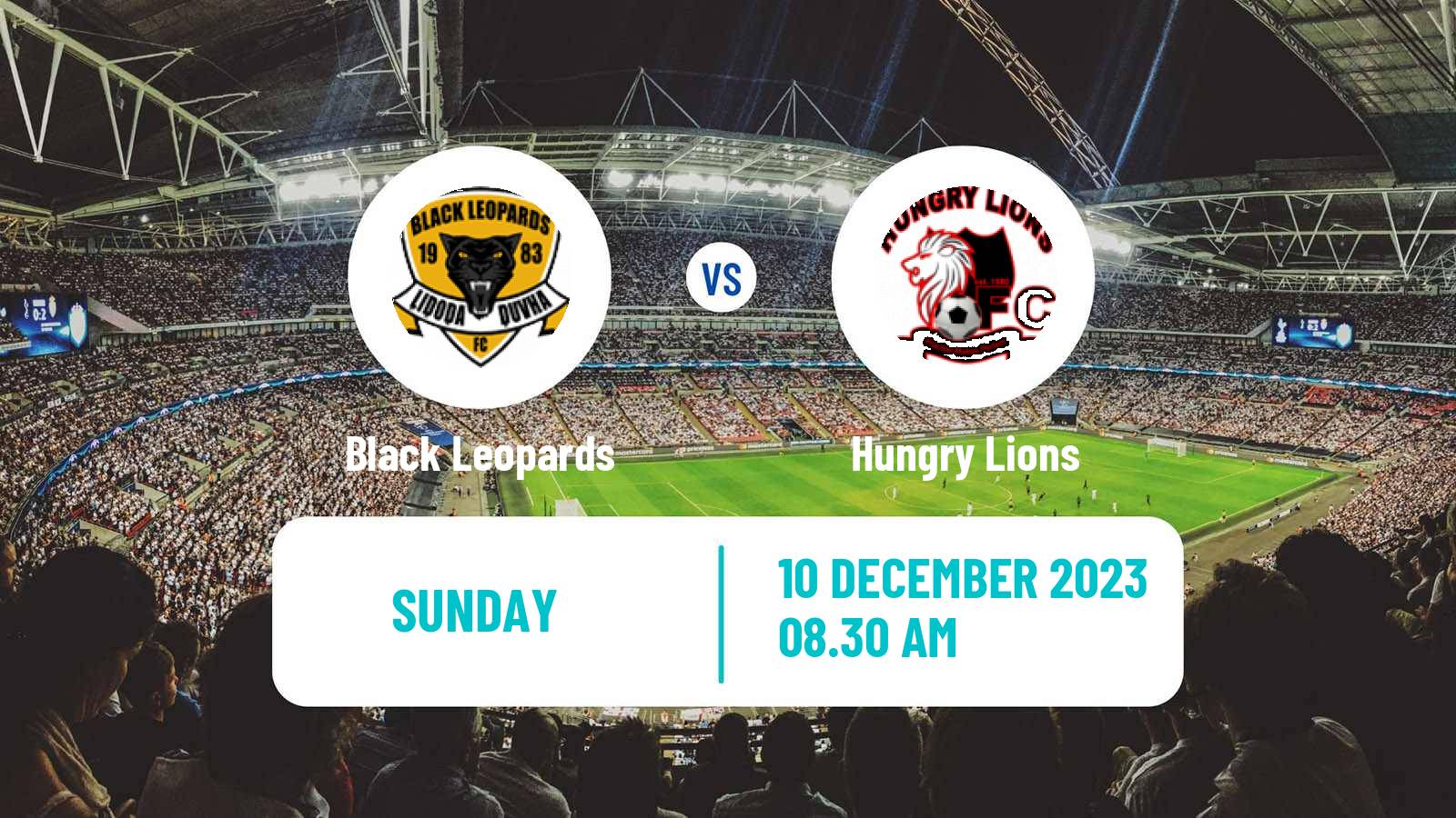 Soccer South African First Division Black Leopards - Hungry Lions