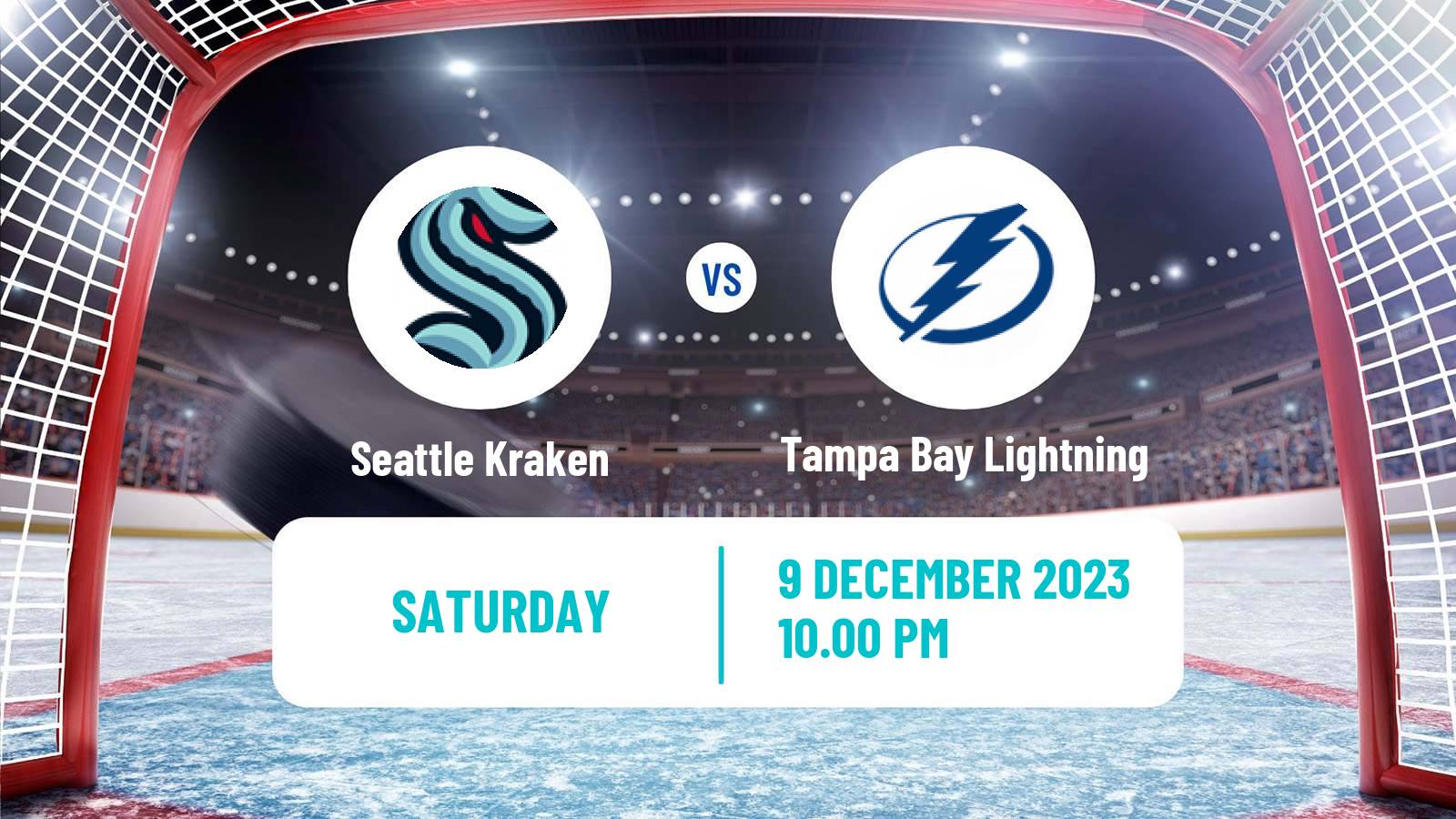 Hockey NHL Seattle Kraken - Tampa Bay Lightning