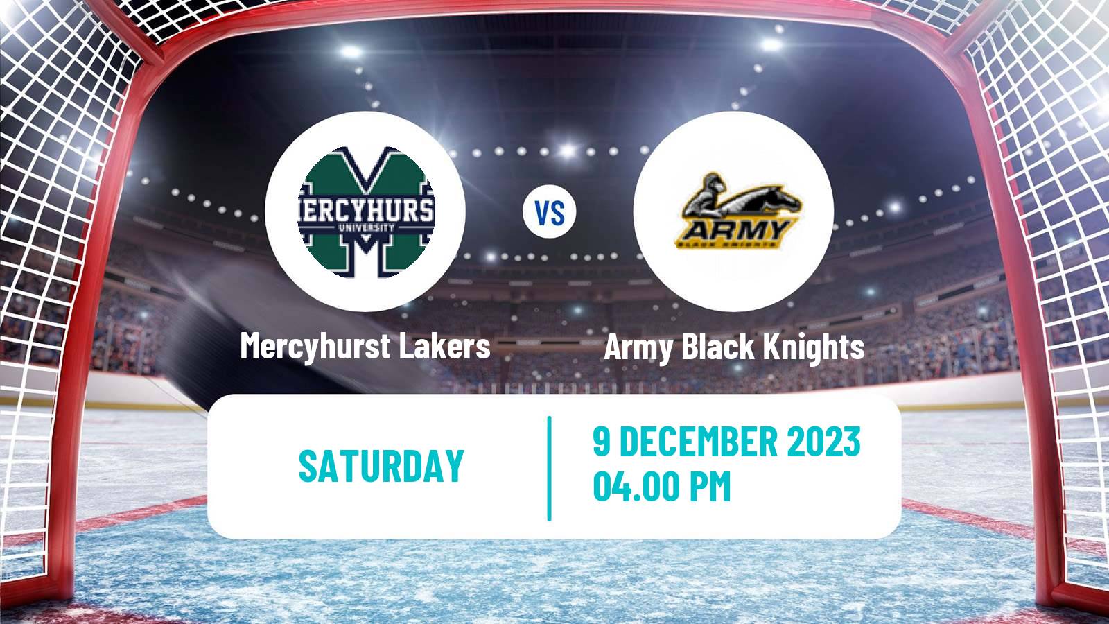 Hockey NCAA Hockey Mercyhurst Lakers - Army Black Knights