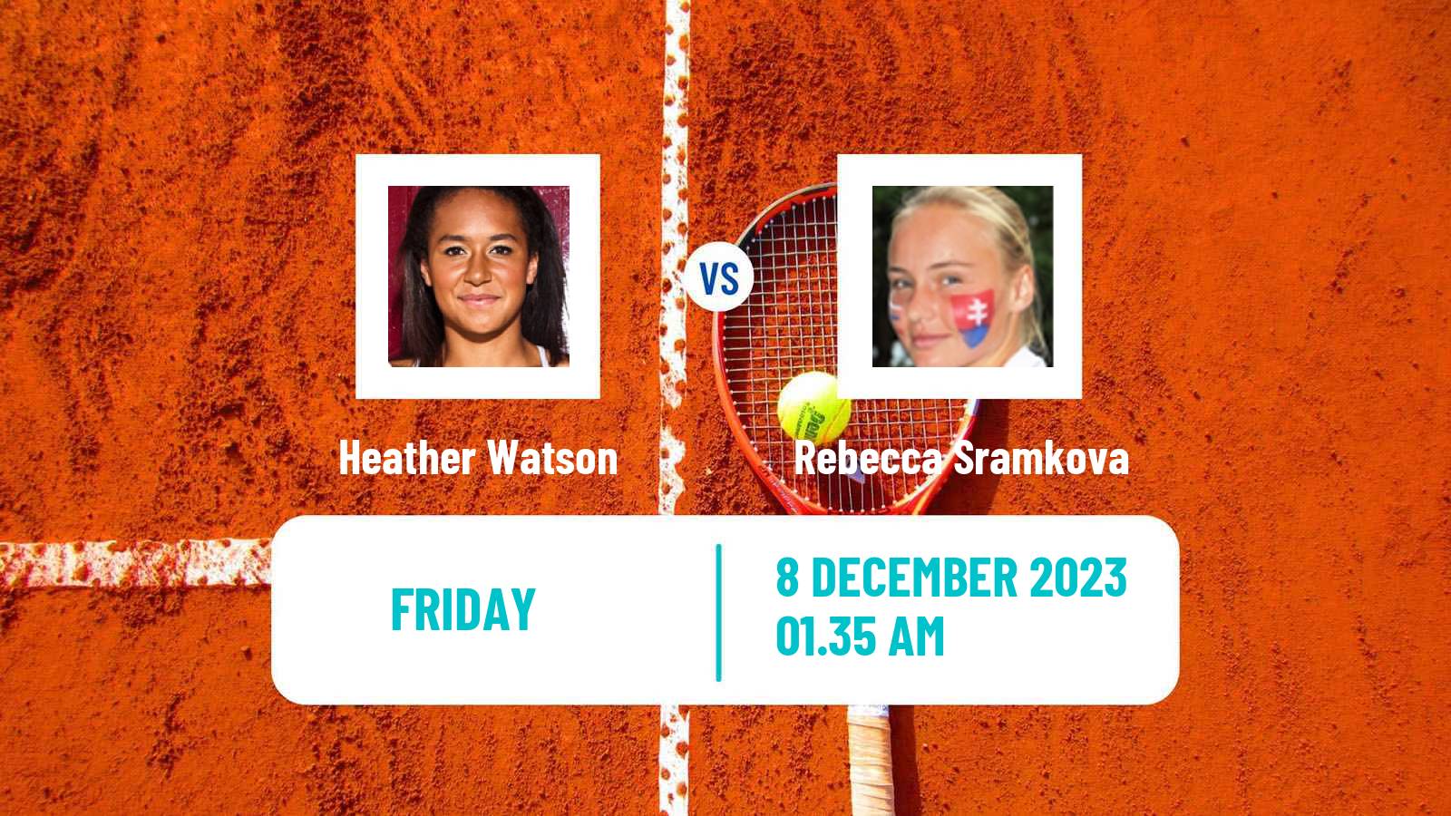 Tennis ITF W100 Dubai Women Heather Watson - Rebecca Sramkova