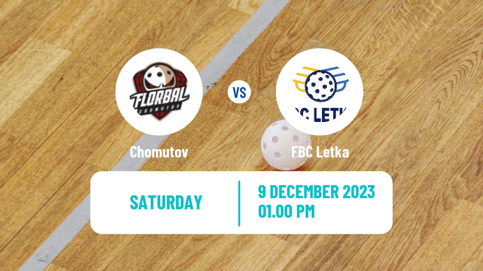 Floorball Czech 1 Liga Floorball Chomutov - Letka