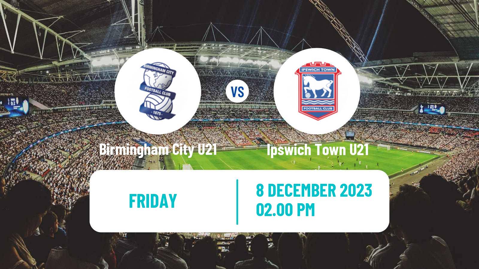 Soccer English Premier League Cup Birmingham City U21 - Ipswich Town U21